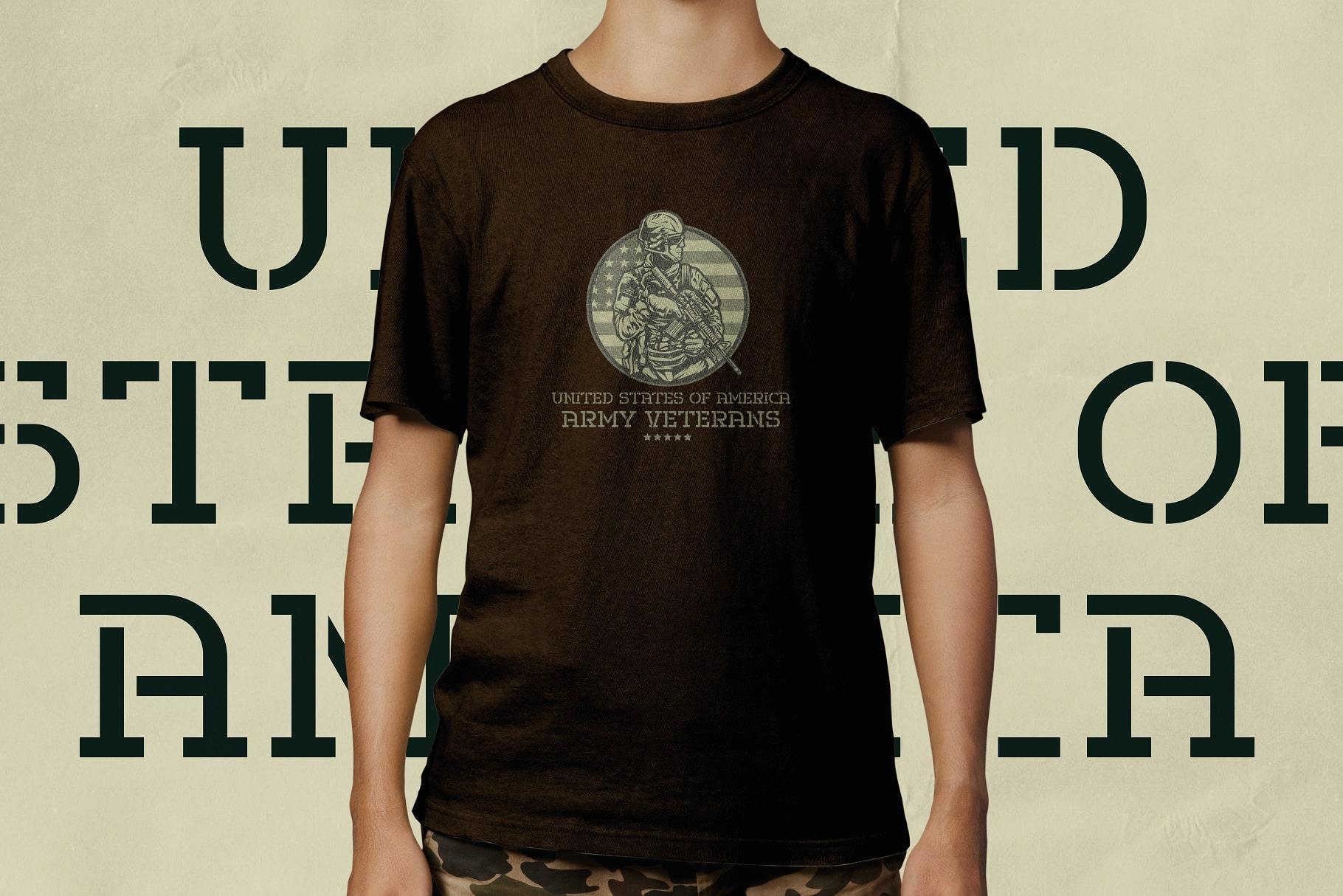 Tactical Trooper - Stencil Font