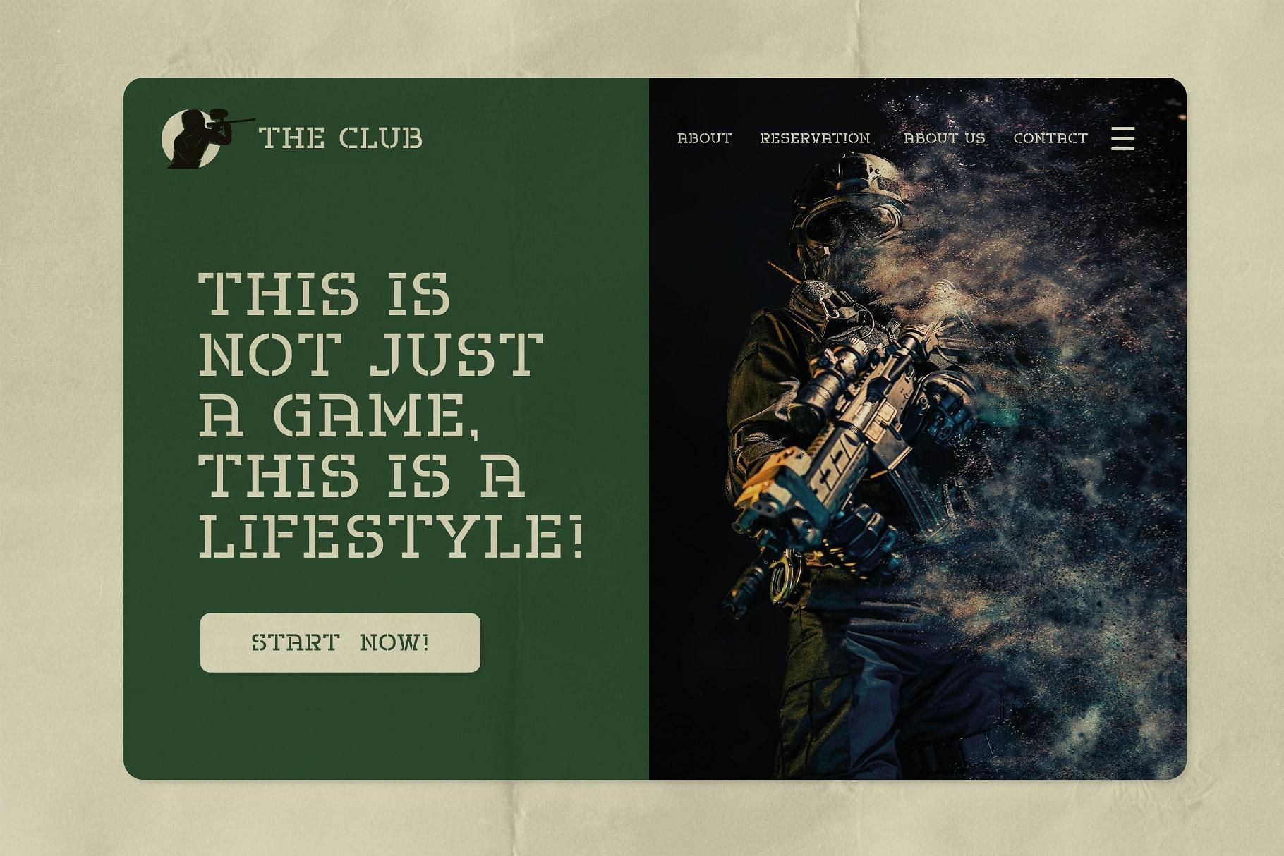 Tactical Trooper - Stencil Font