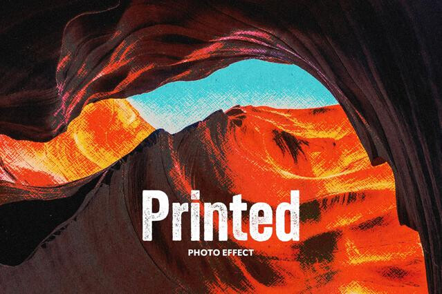Retro Printed Photo Effect
