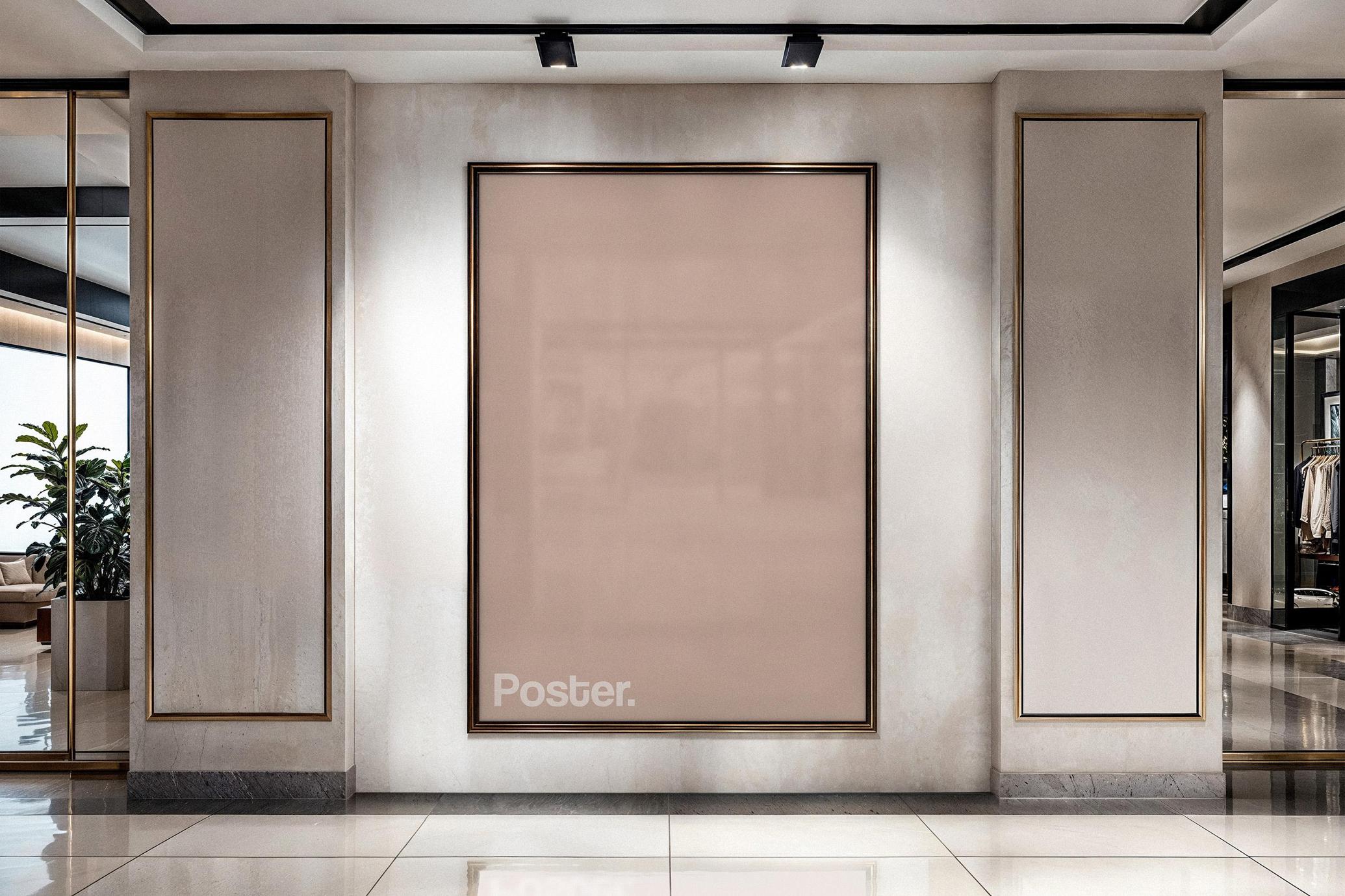 Retail Boutique Poster Mockup