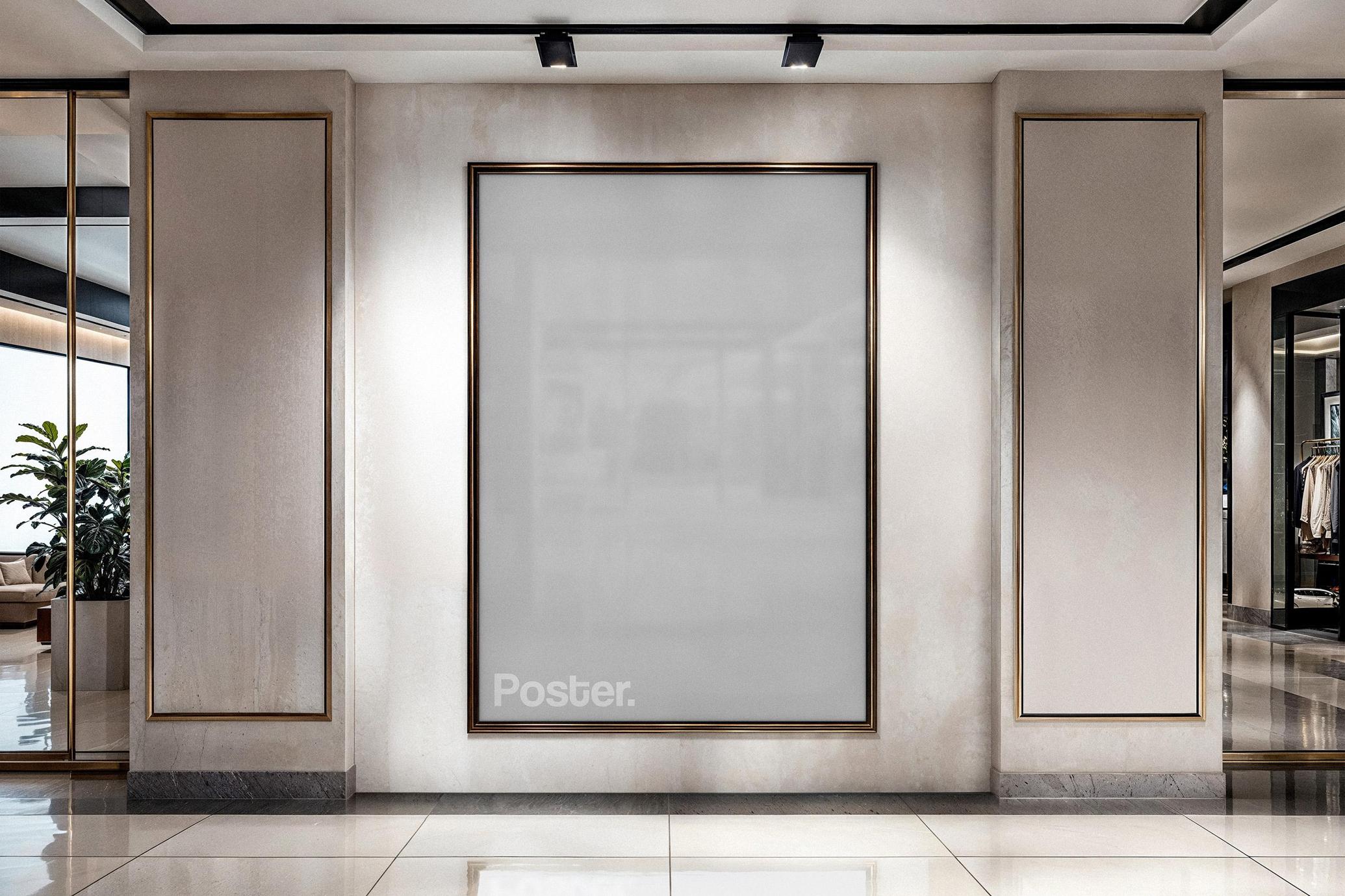 Retail Boutique Poster Mockup
