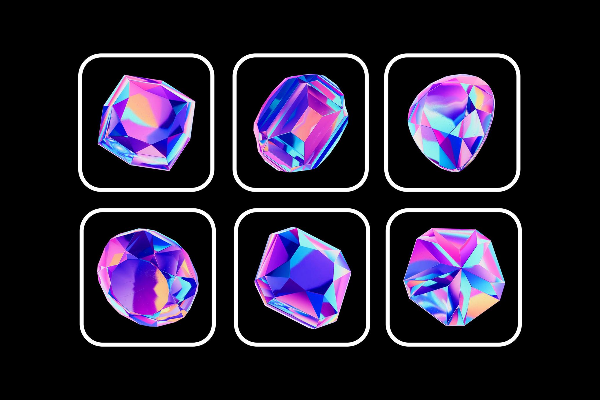 Crystals Collection | 3D Objects
