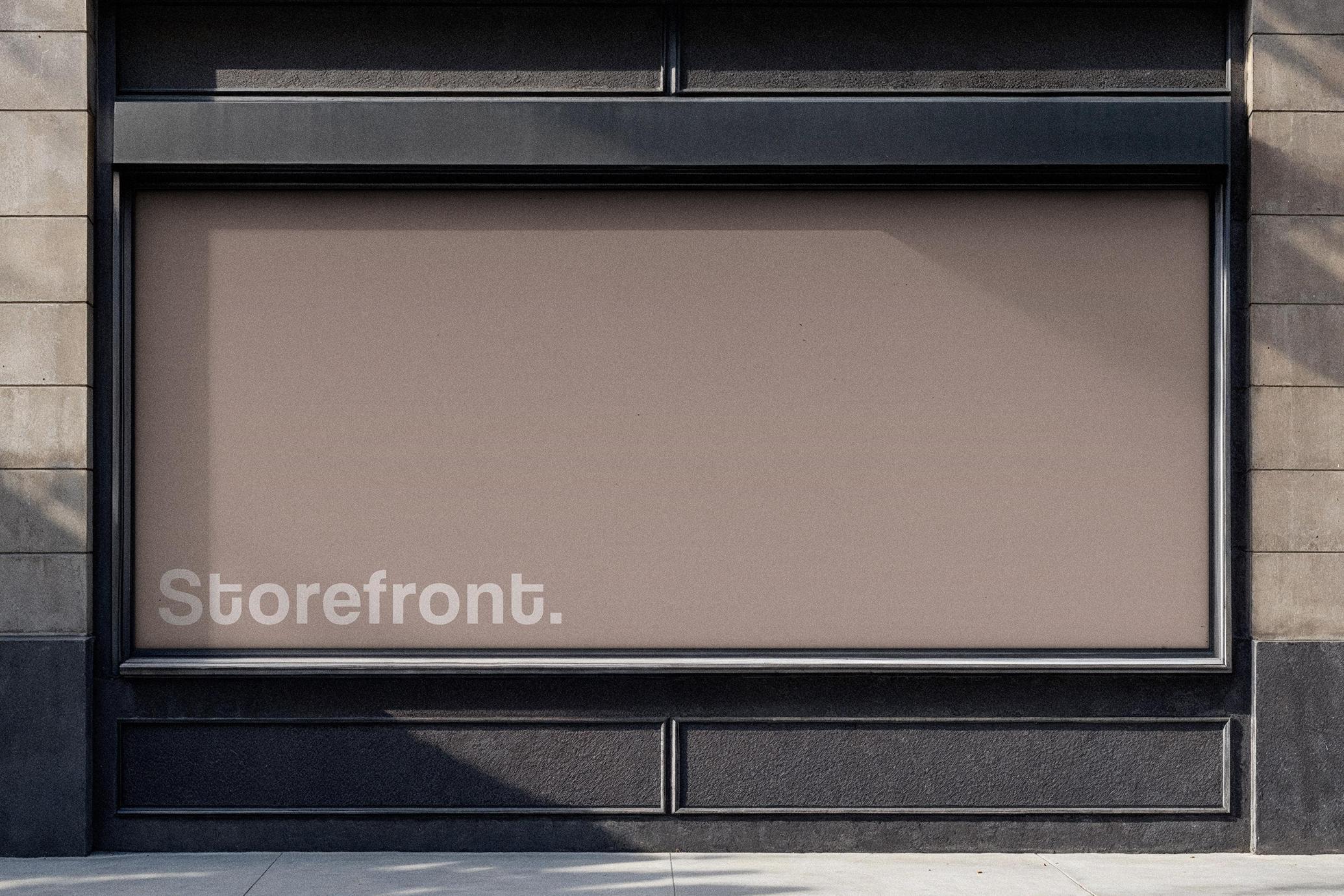 Storefront Billboard Mockup