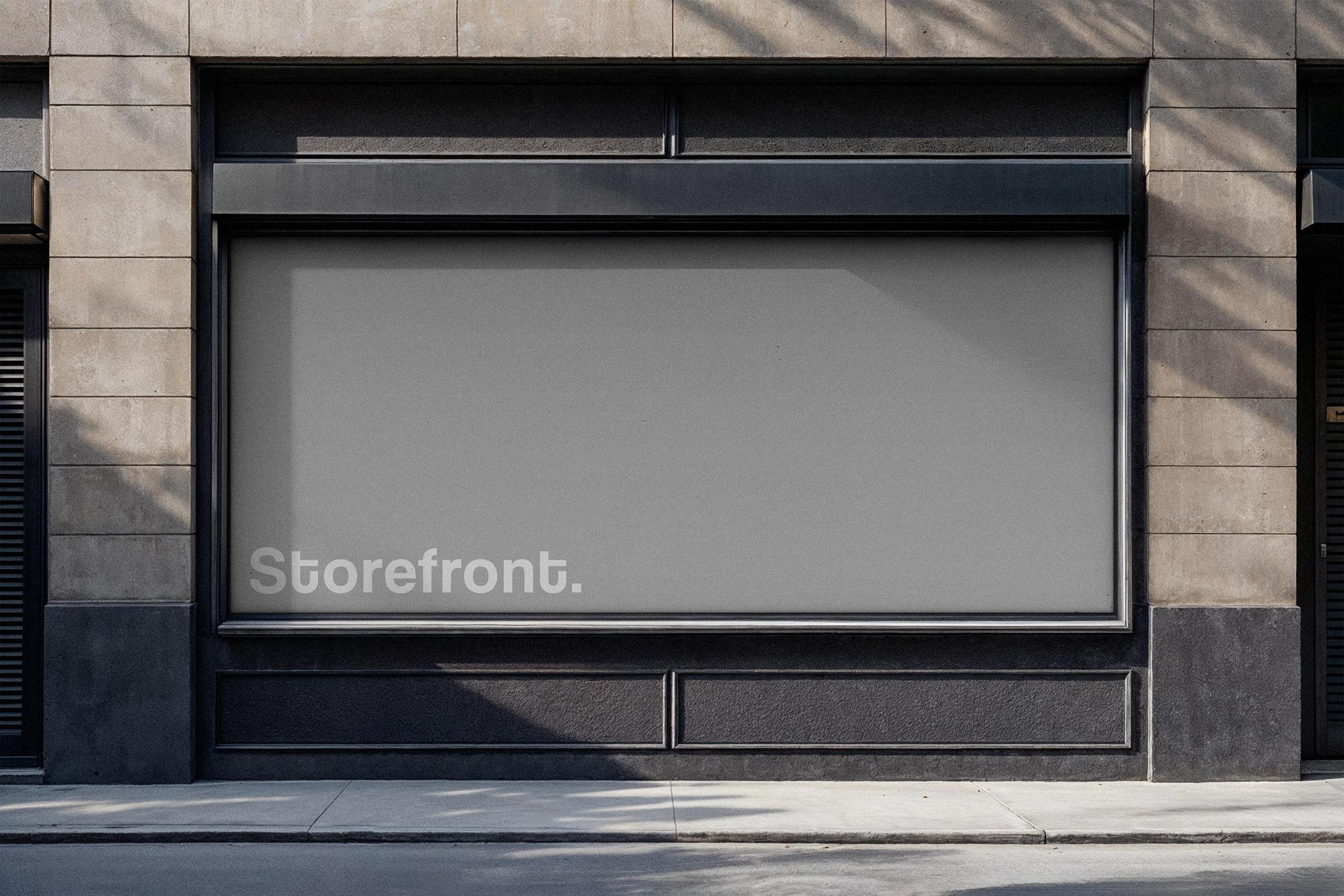 Storefront Billboard Mockup