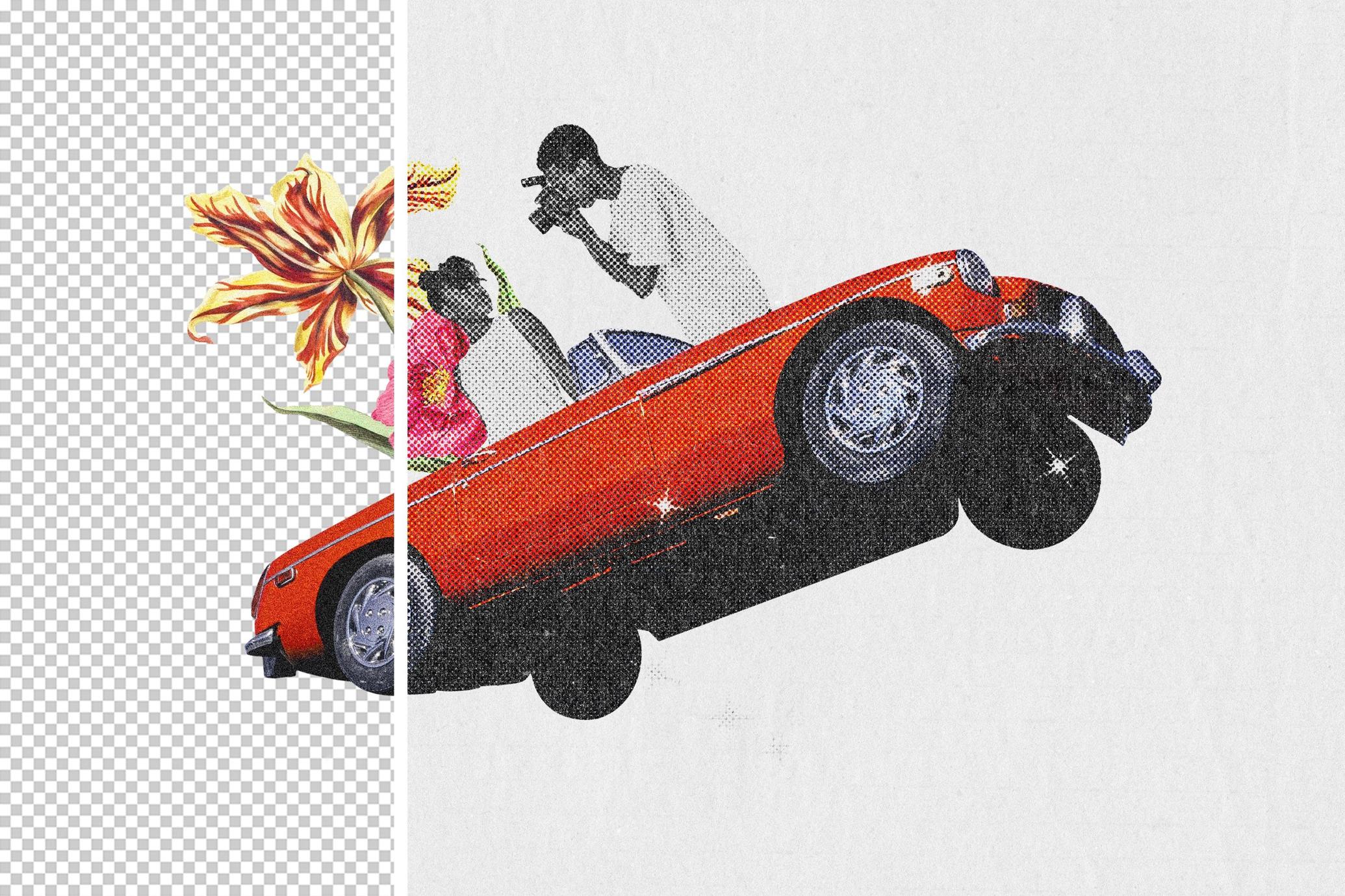 Retro Printer Design Effect