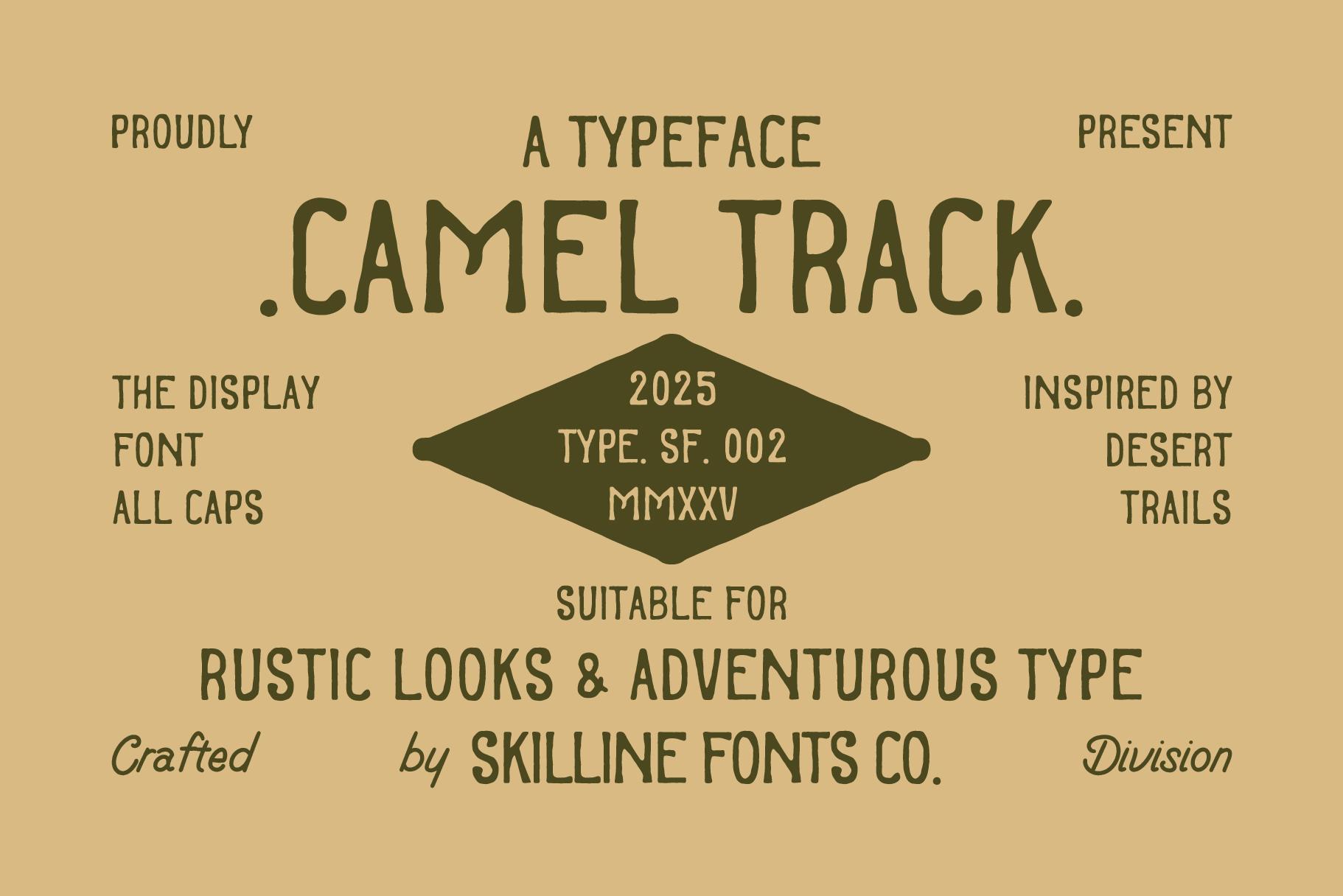 Camel Track - Rustic Vintage Font