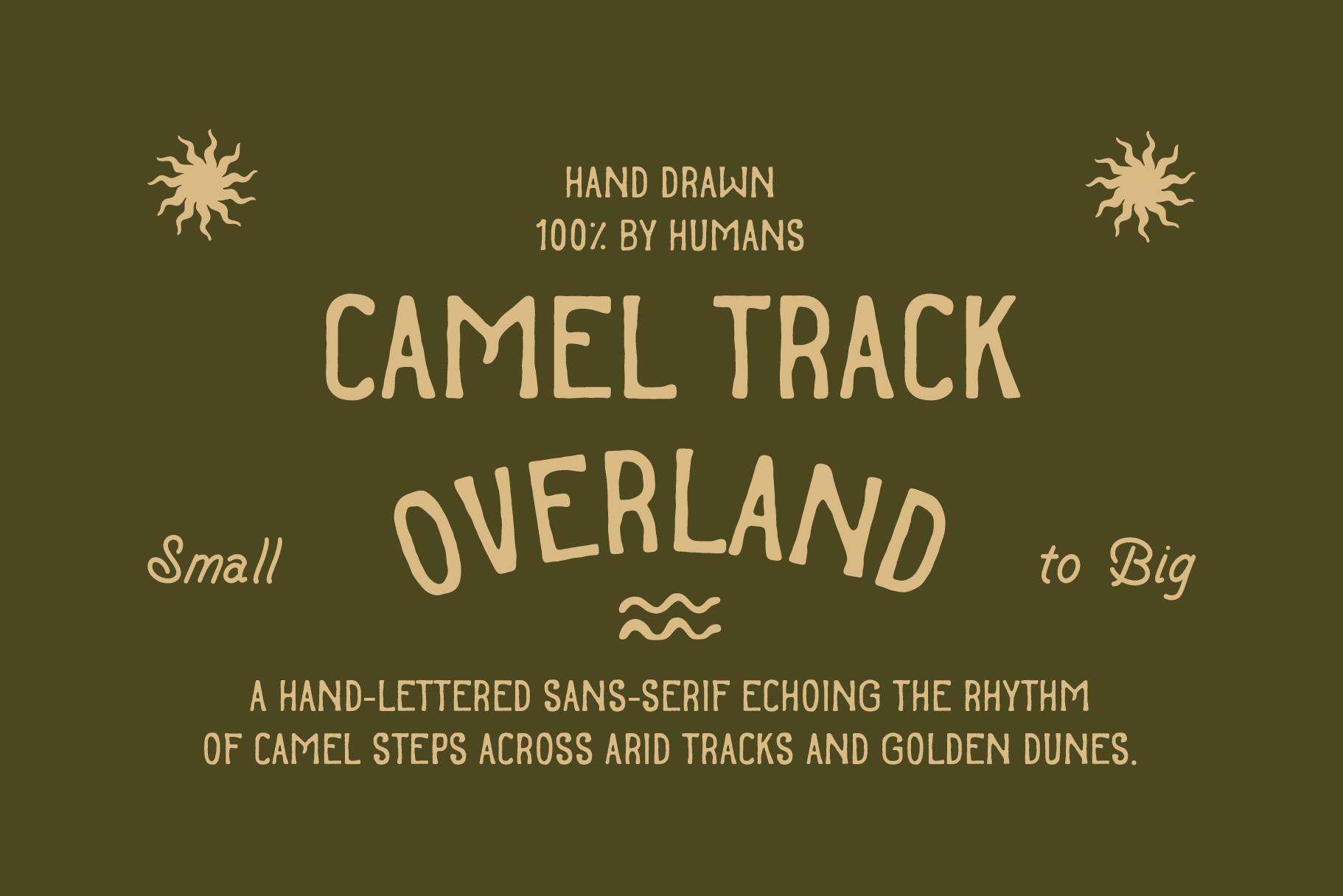 Camel Track - Rustic Vintage Font