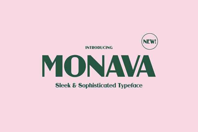 Monava - Sophisticated Typeface