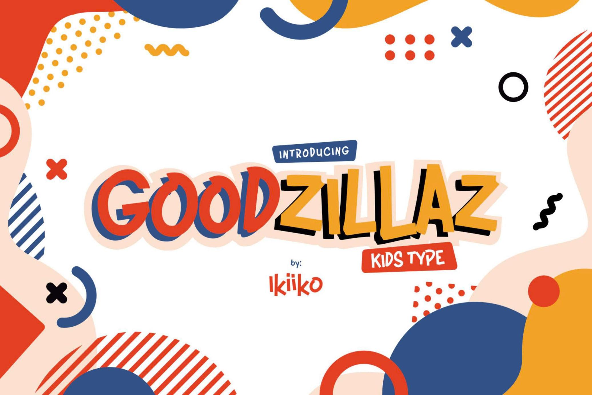 Goodzillaz - Kids Font