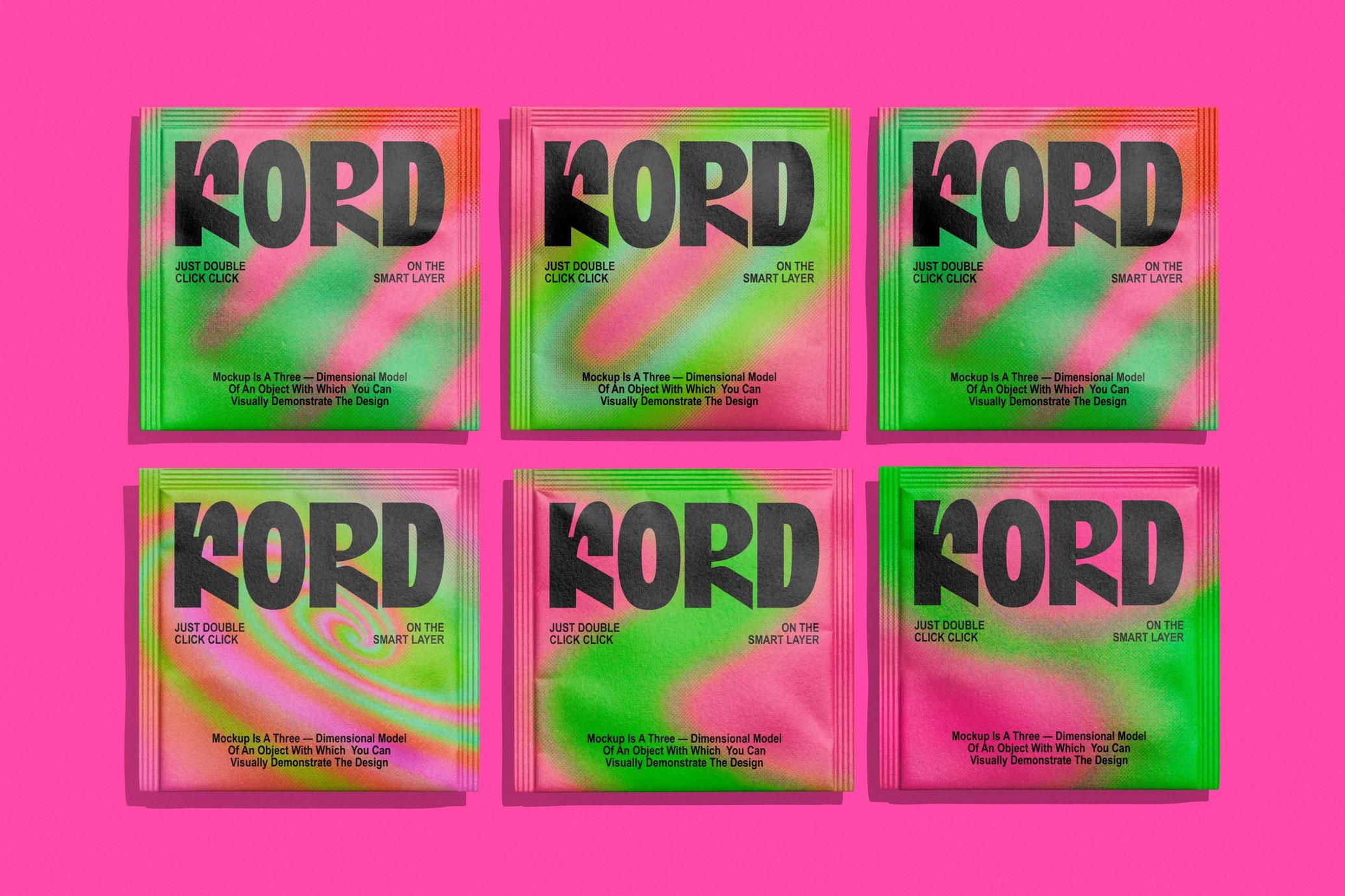 Sachet Mockup