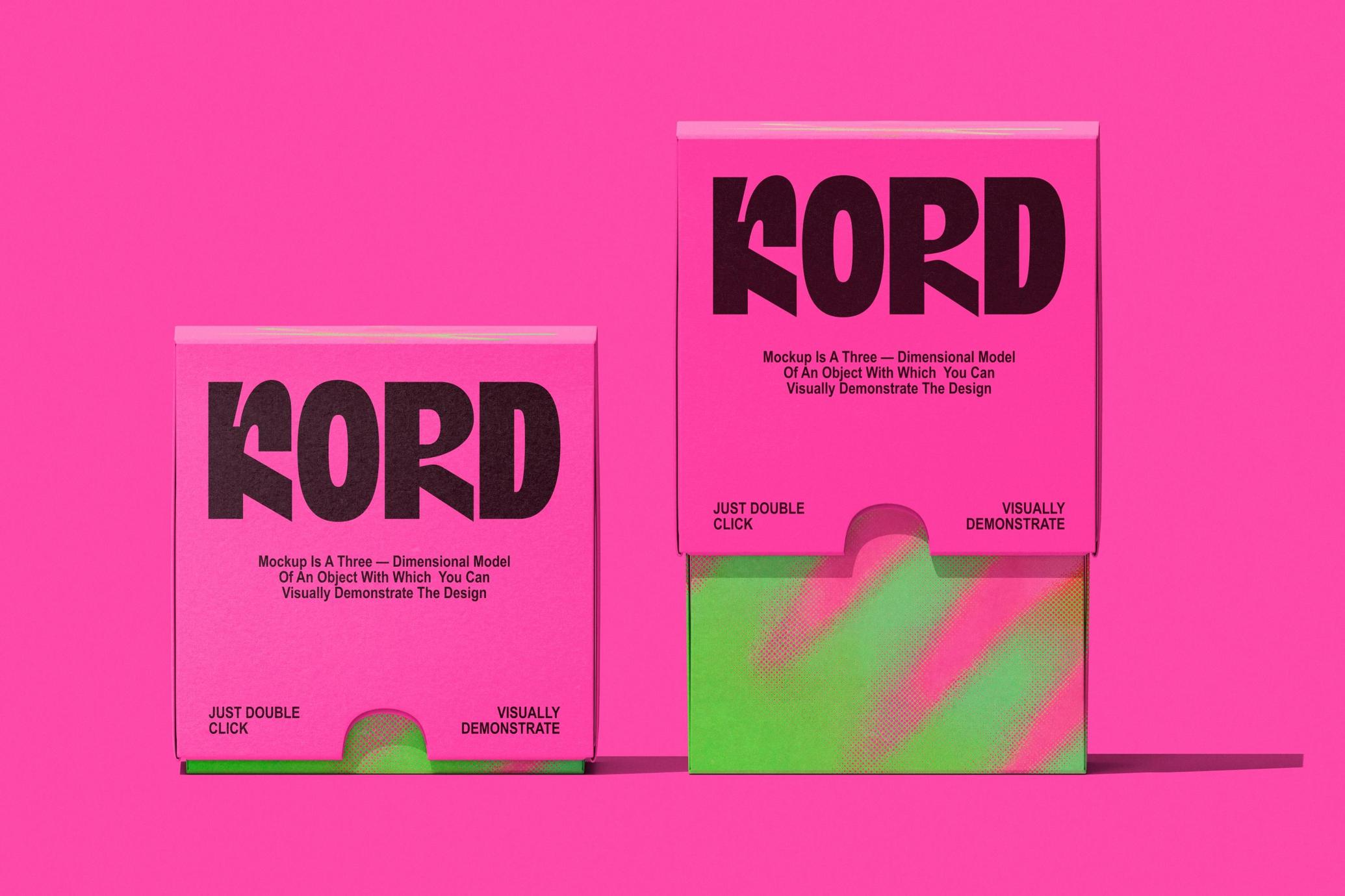 Paper Box Mockup