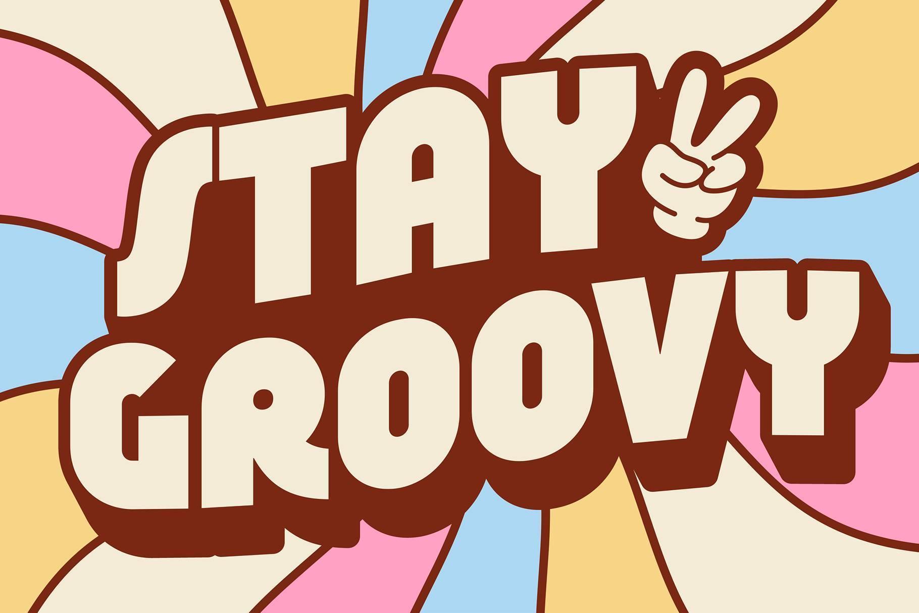 Groove Machine - 1970's Disco Typeface