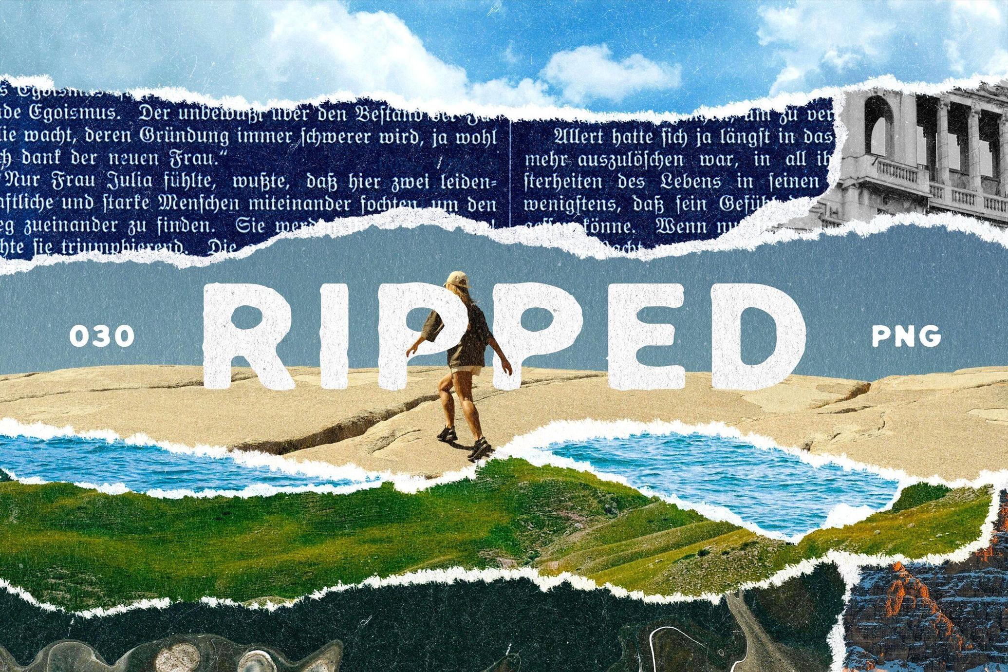 RIPPED Paper Elements Collection
