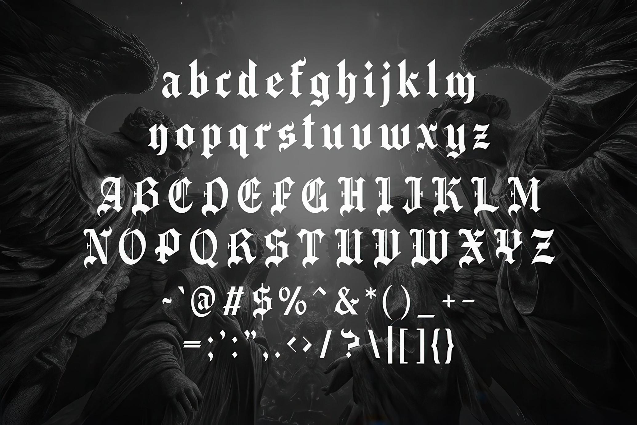 Arkhaven - Gothic Blackletter Typeface