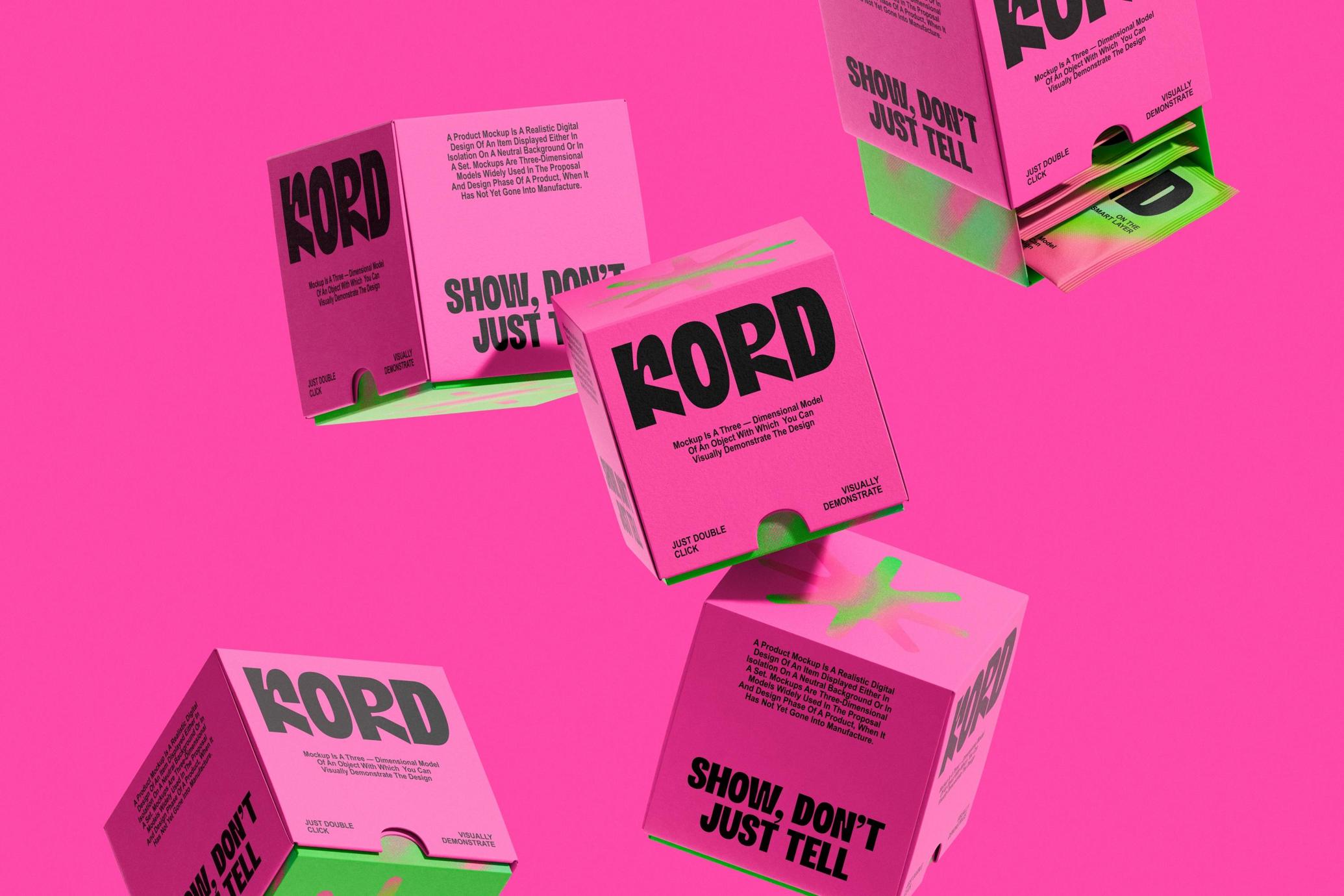 Paper Box Mockup