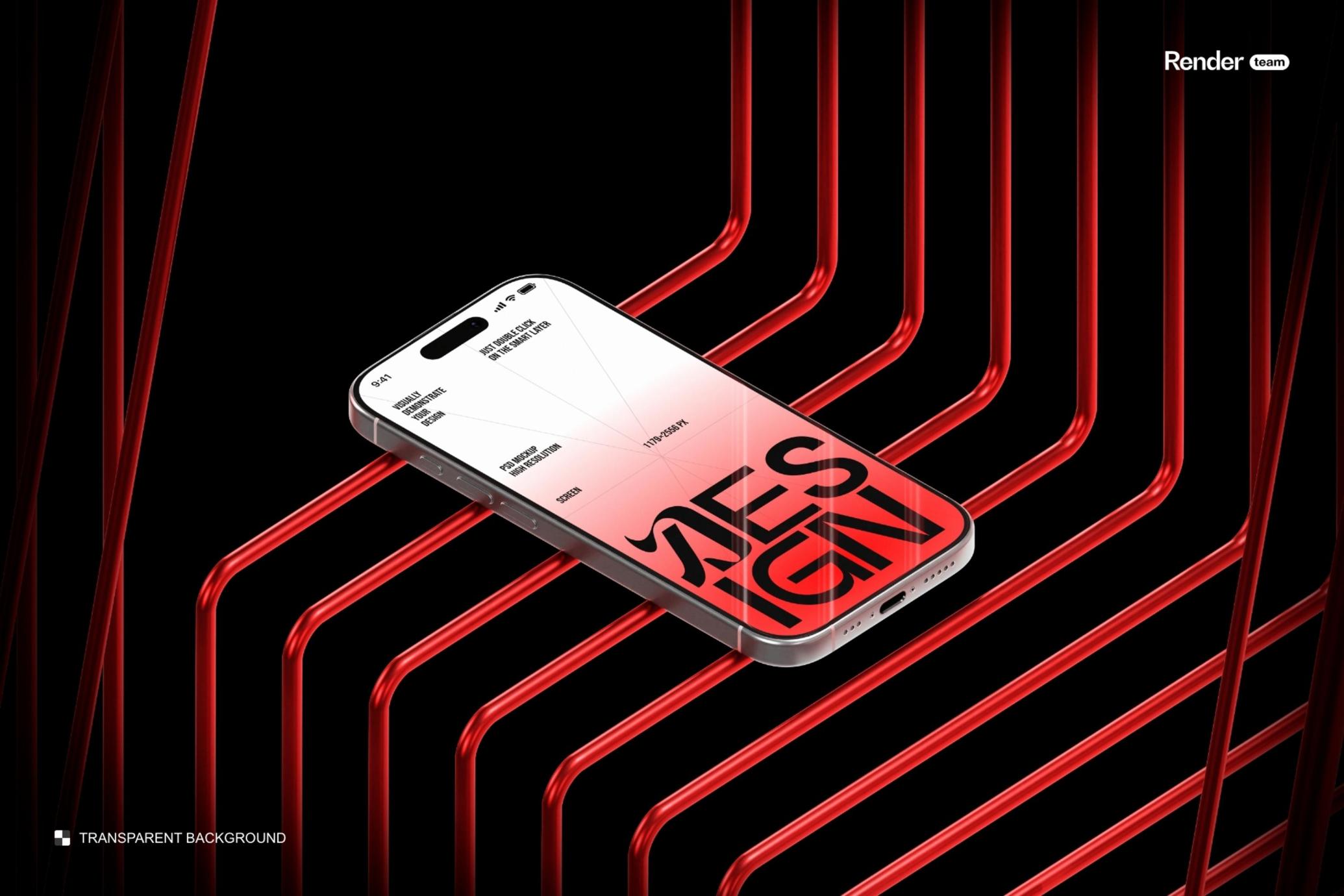 iPhone 16 Pro Mockup Set