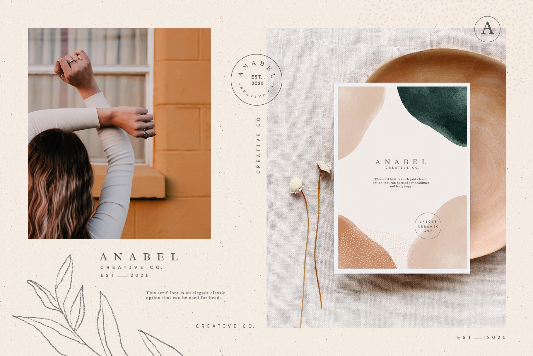Earthy Abstract Shapes + Logos