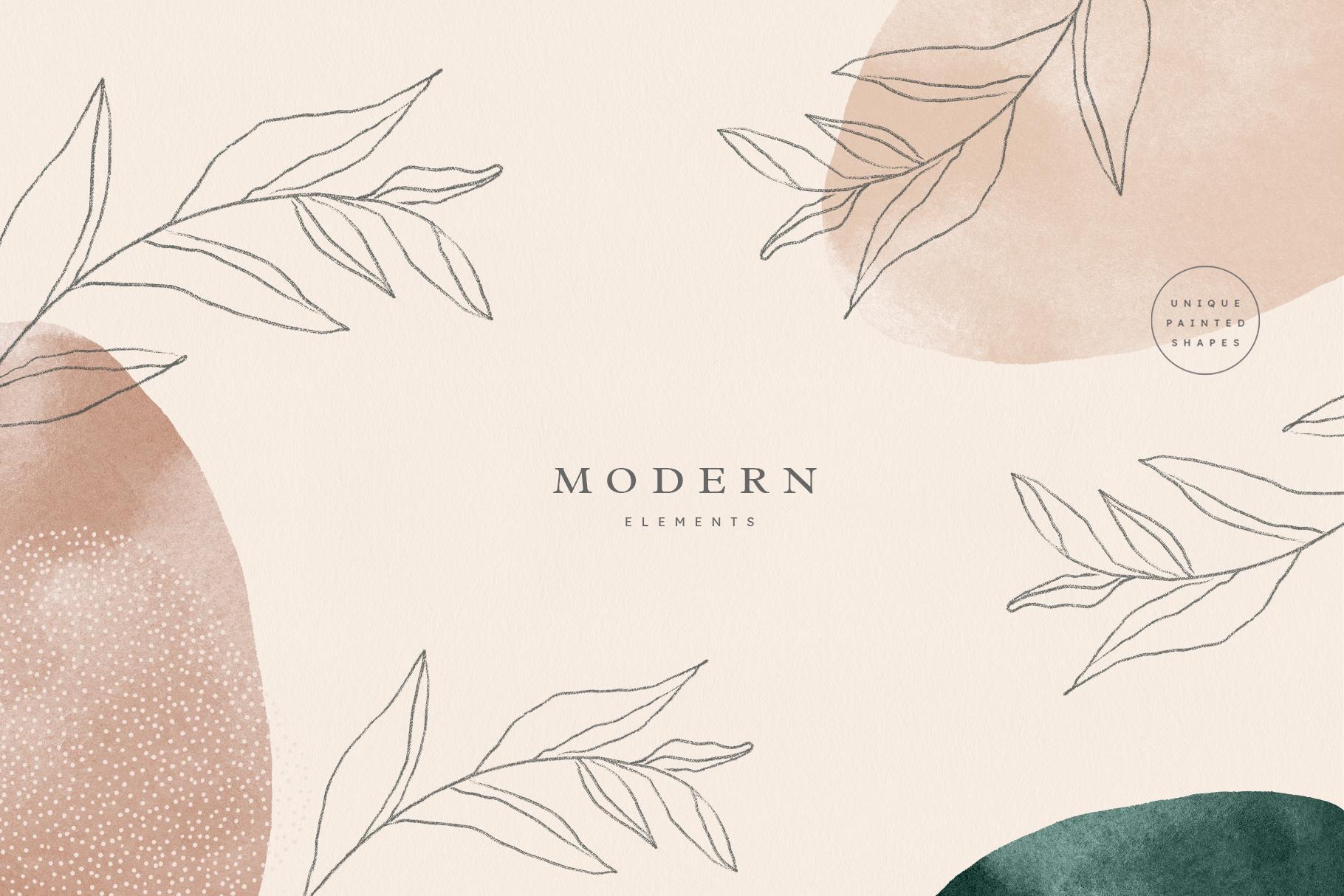 Earthy Abstract Shapes + Logos