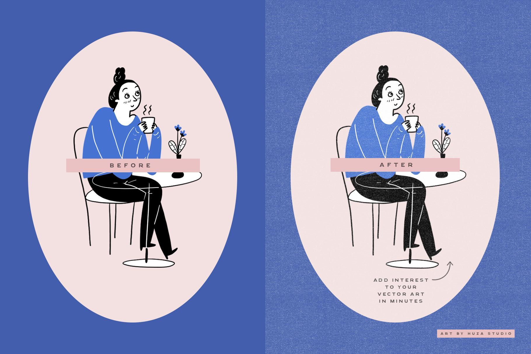 Vintage White Texture Overlays