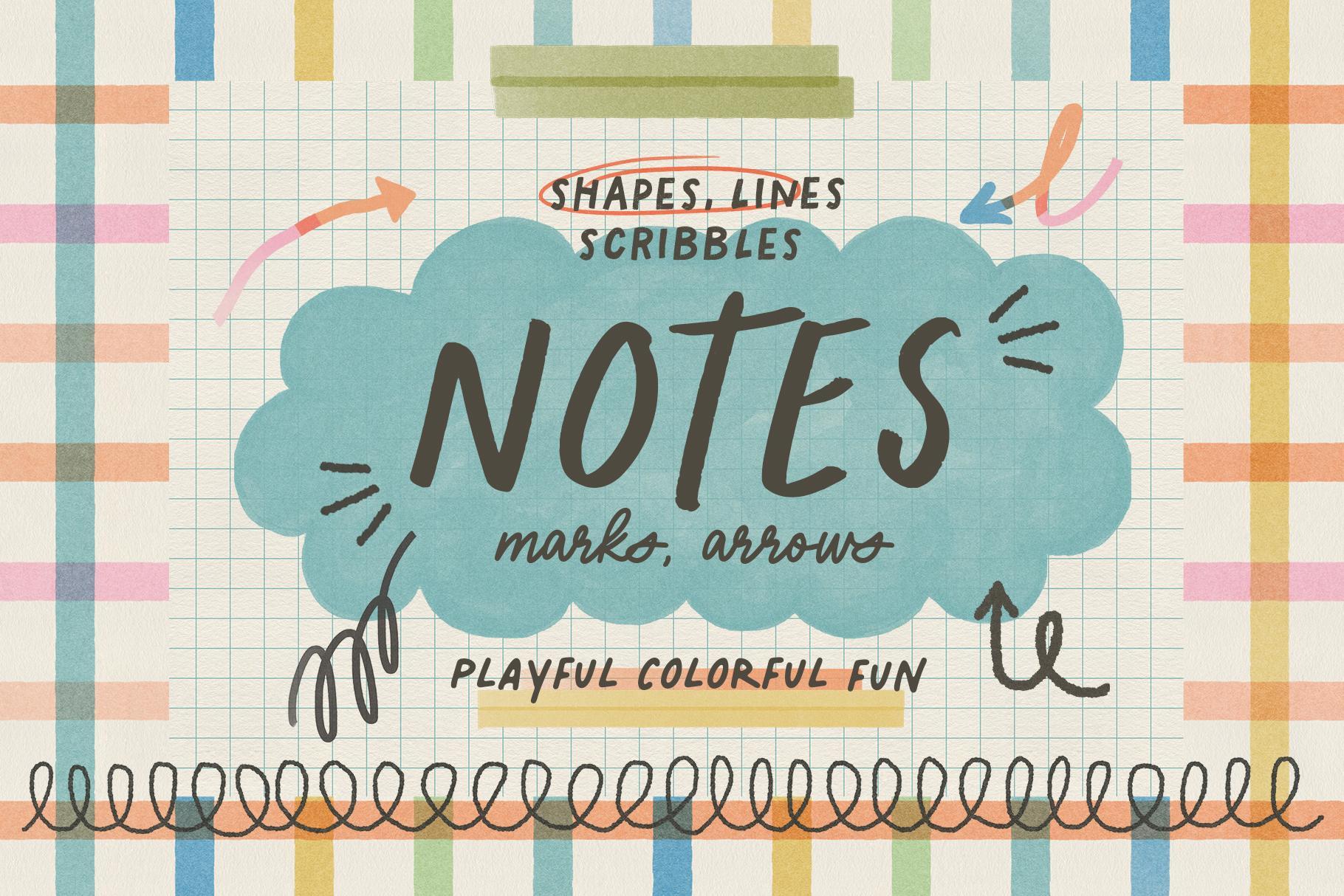 Notes: Shapes, Lines & Squiggles