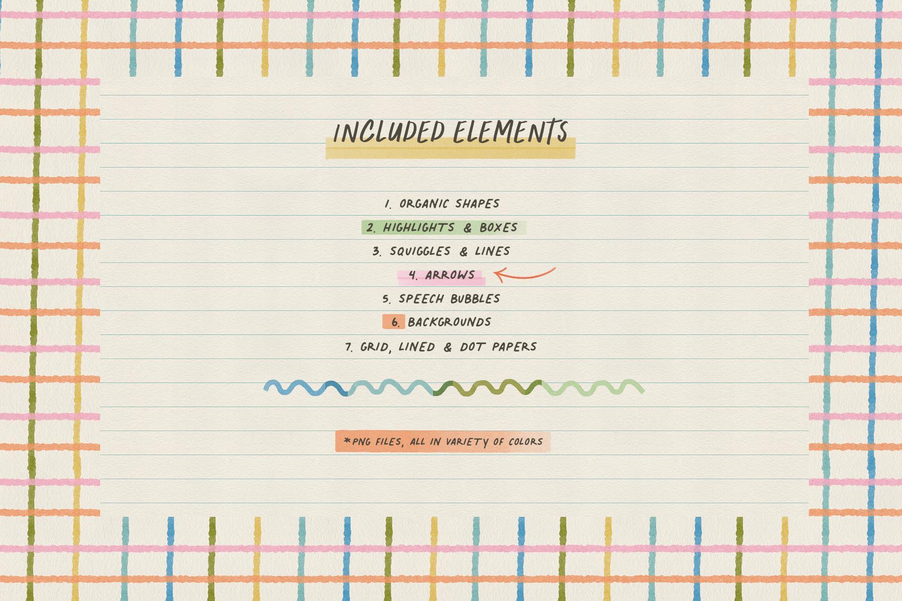 Notes: Shapes, Lines & Squiggles