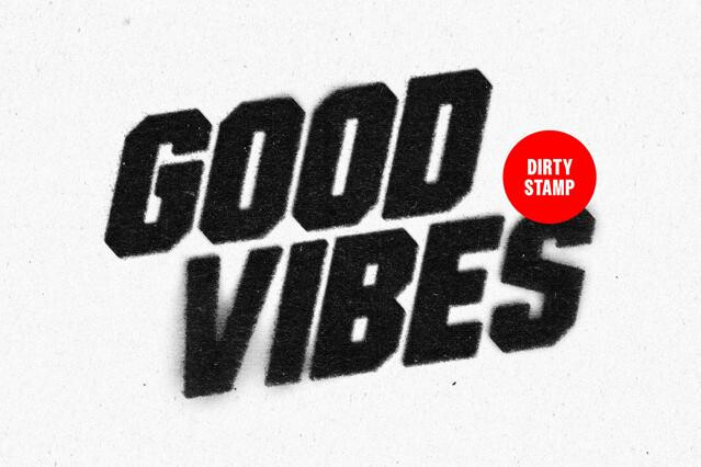 Dirty Stamp Text & Logo Effect