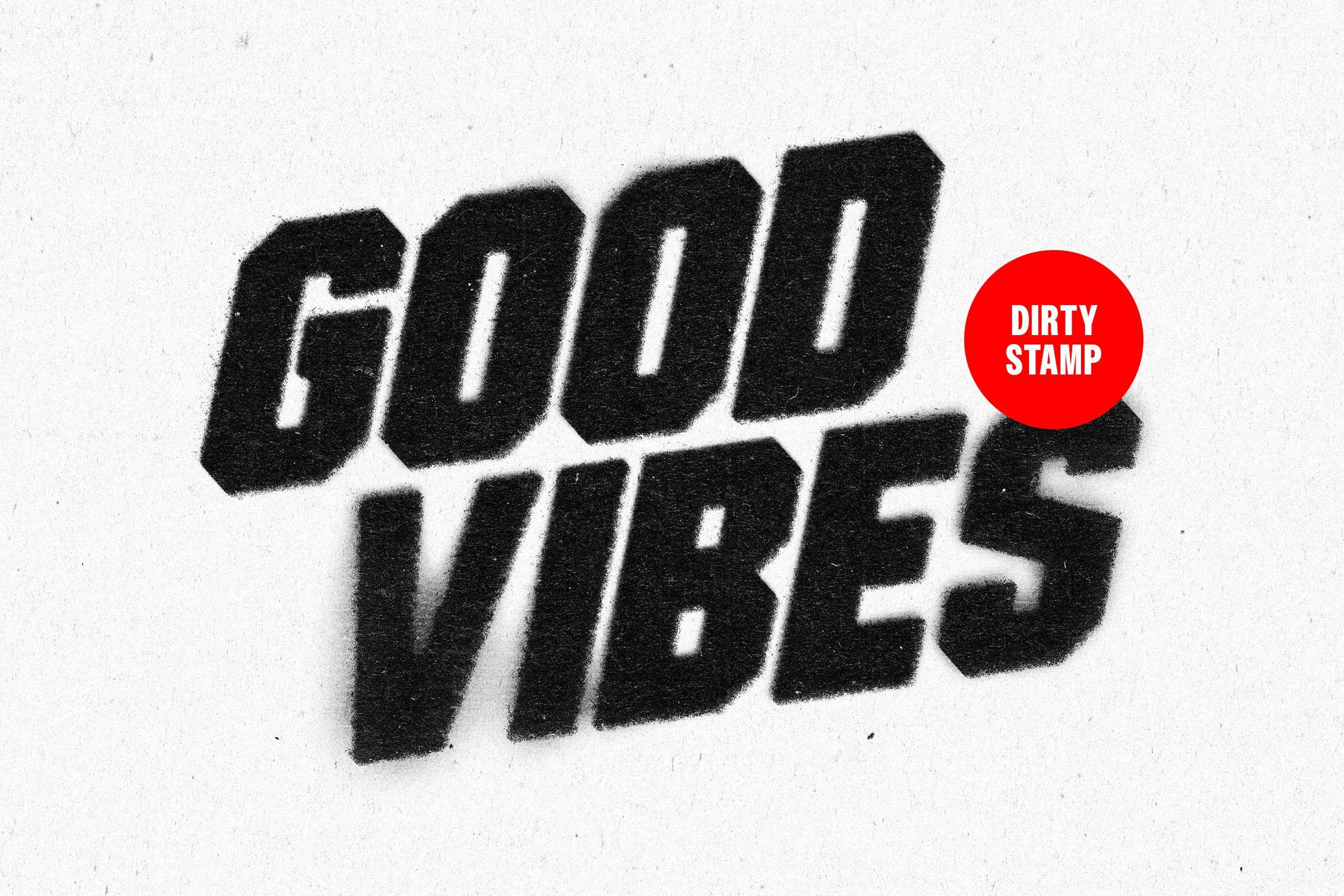 Dirty Stamp Text & Logo Effect