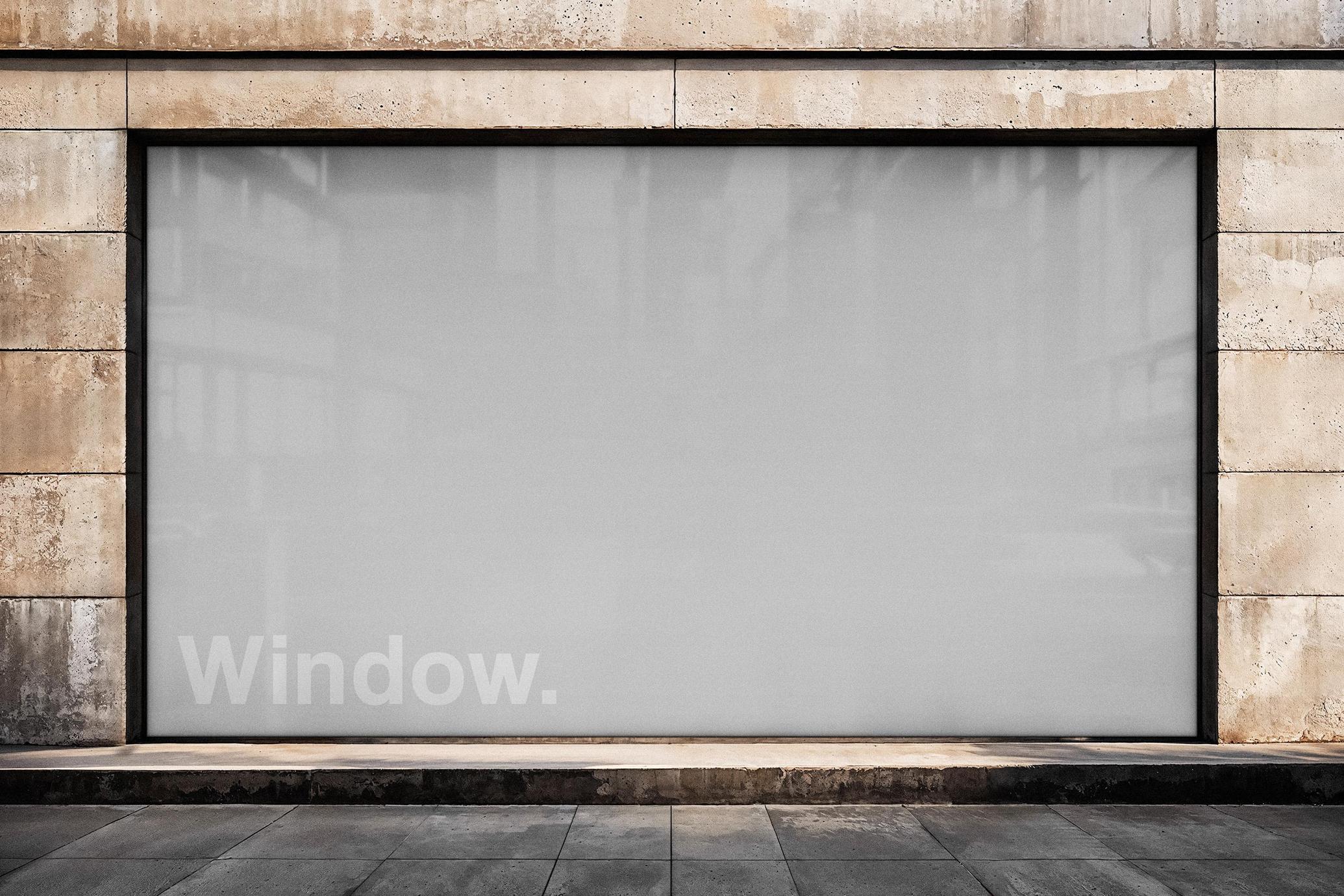Storefront Window Mockup