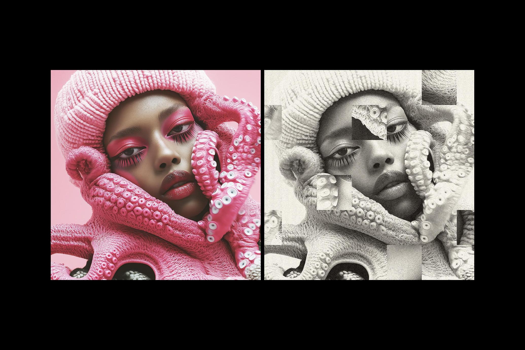 Vintage Fragments Photo Effect