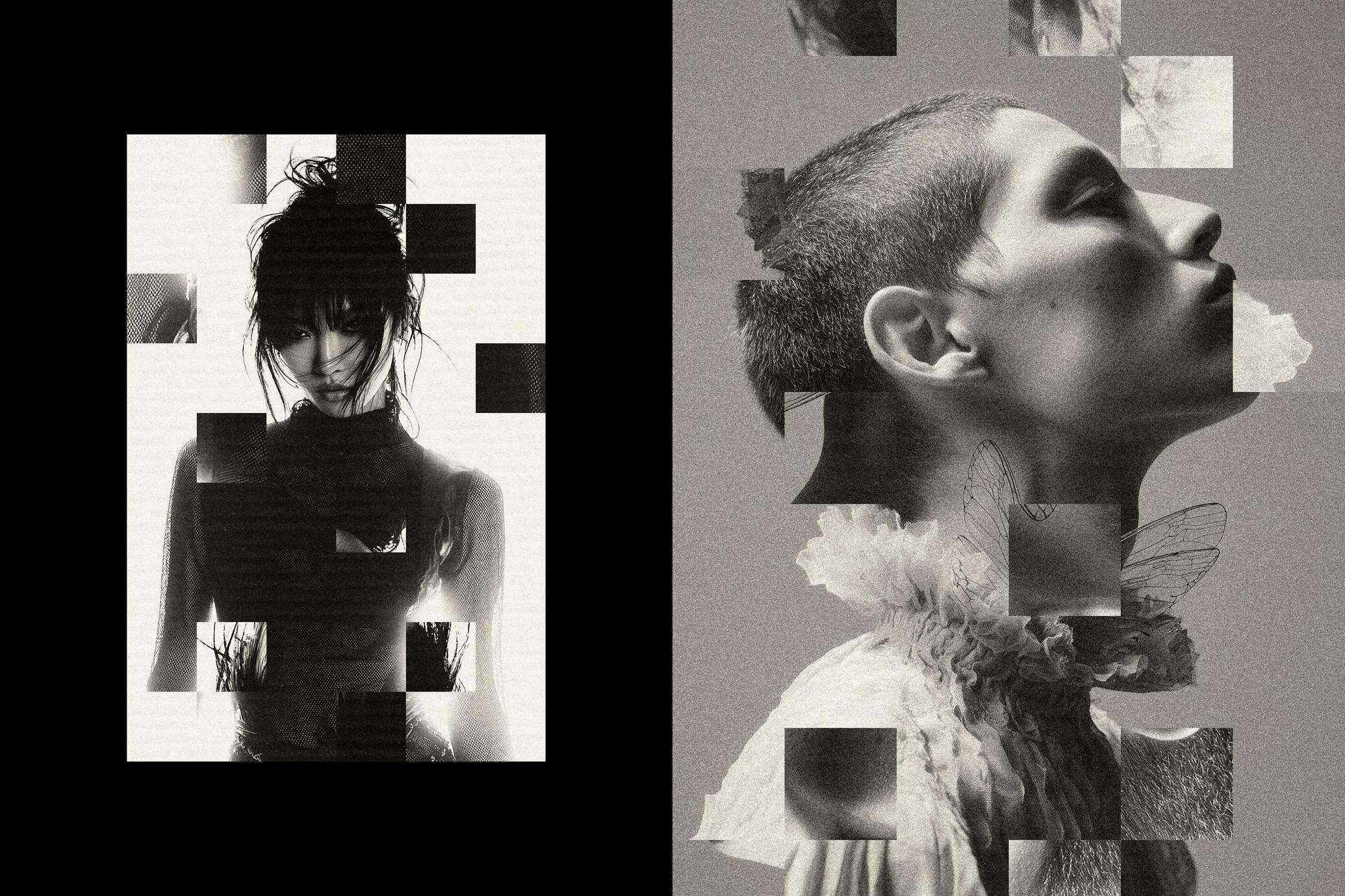 Vintage Fragments Photo Effect