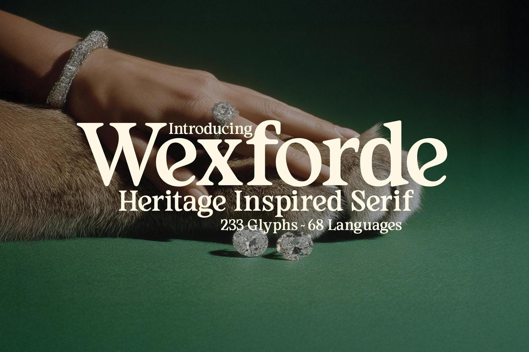 Wexforde - Soft Vintage Serif Typeface