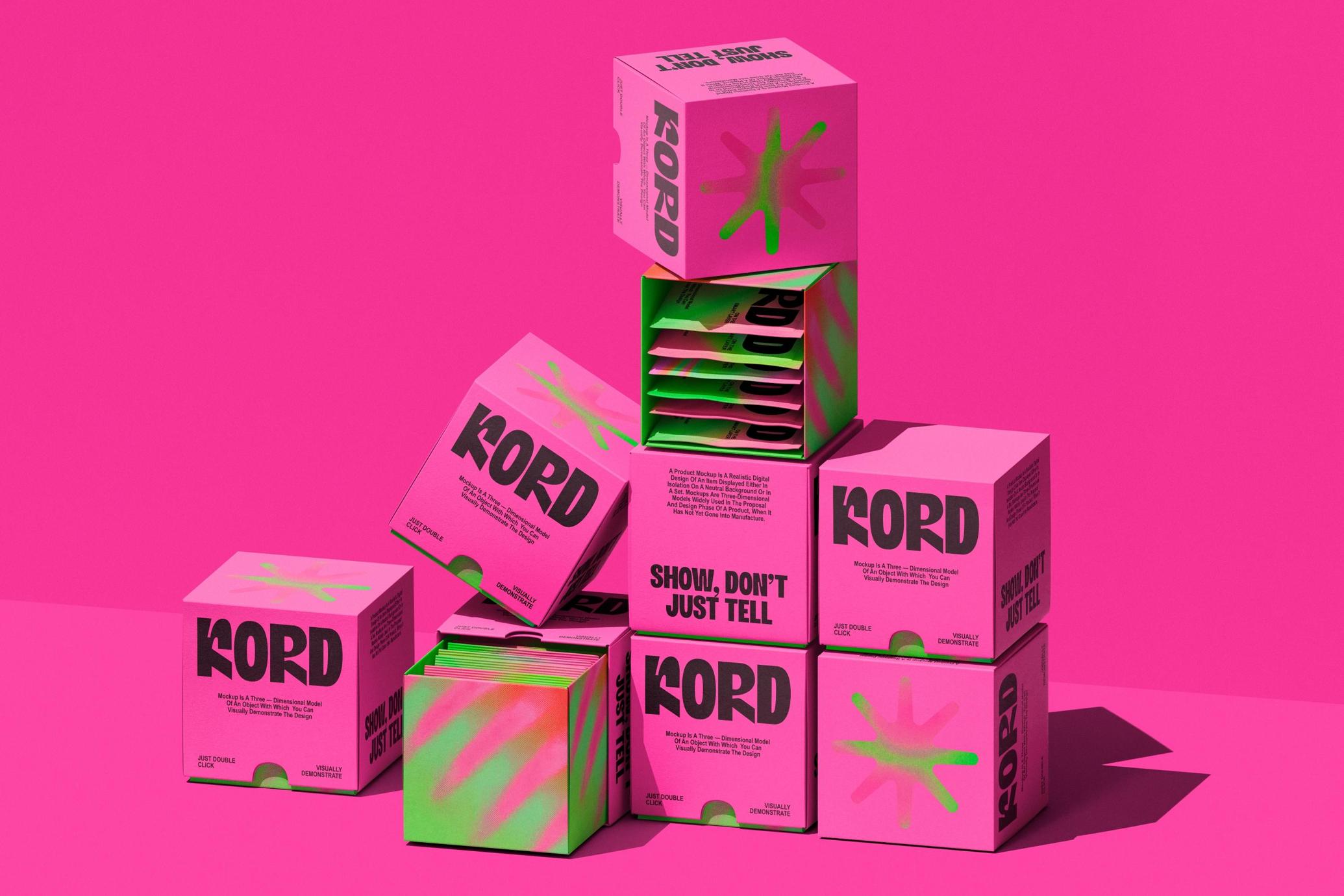 Paper Box Mockup