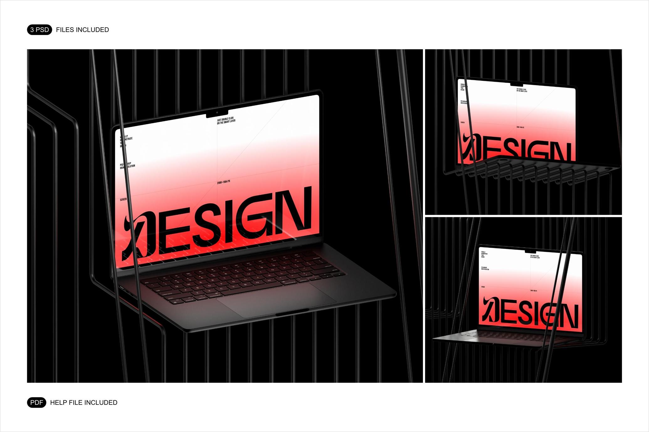 MacBook Mockup Set