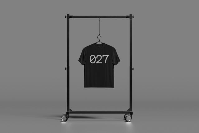 Hanging T-Shirt Mockup
