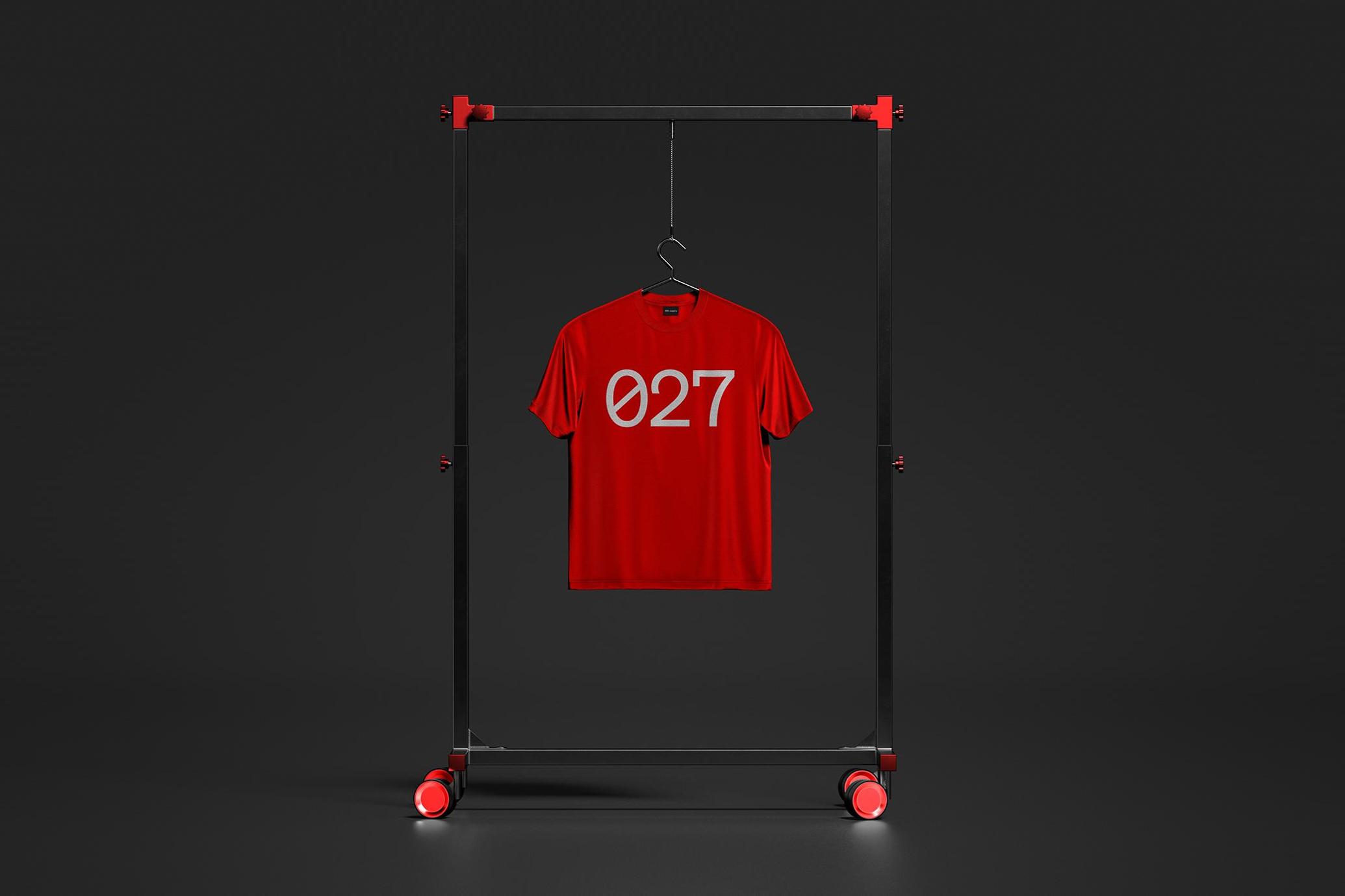 Hanging T-Shirt Mockup
