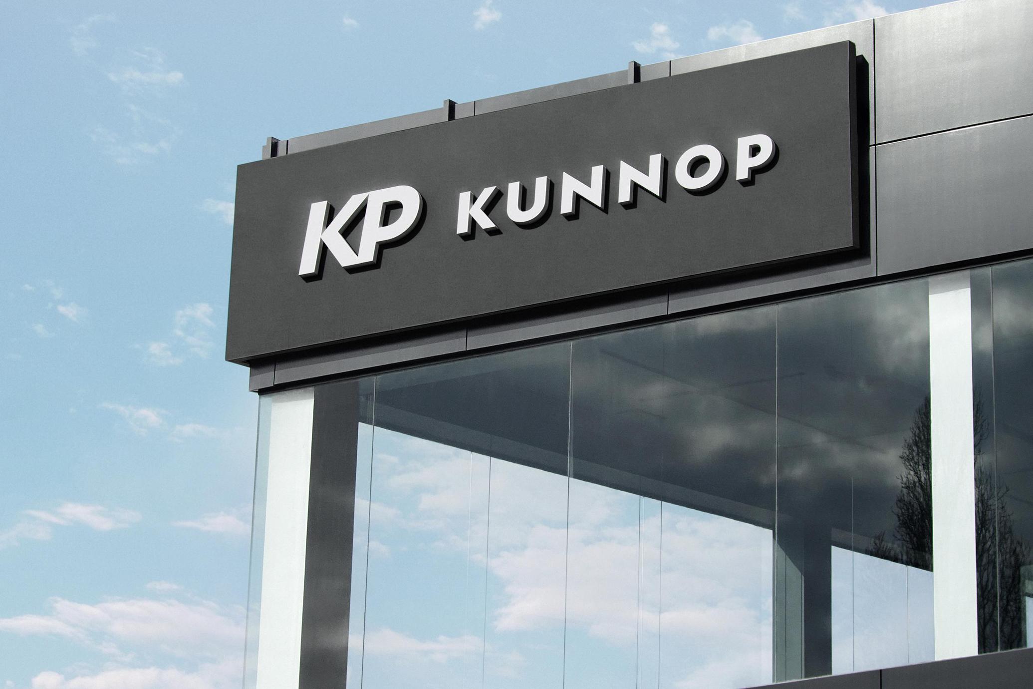 Modern Glass Building Logo Mockup