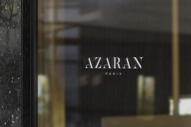 Fashion Store Glass Logo Mockup