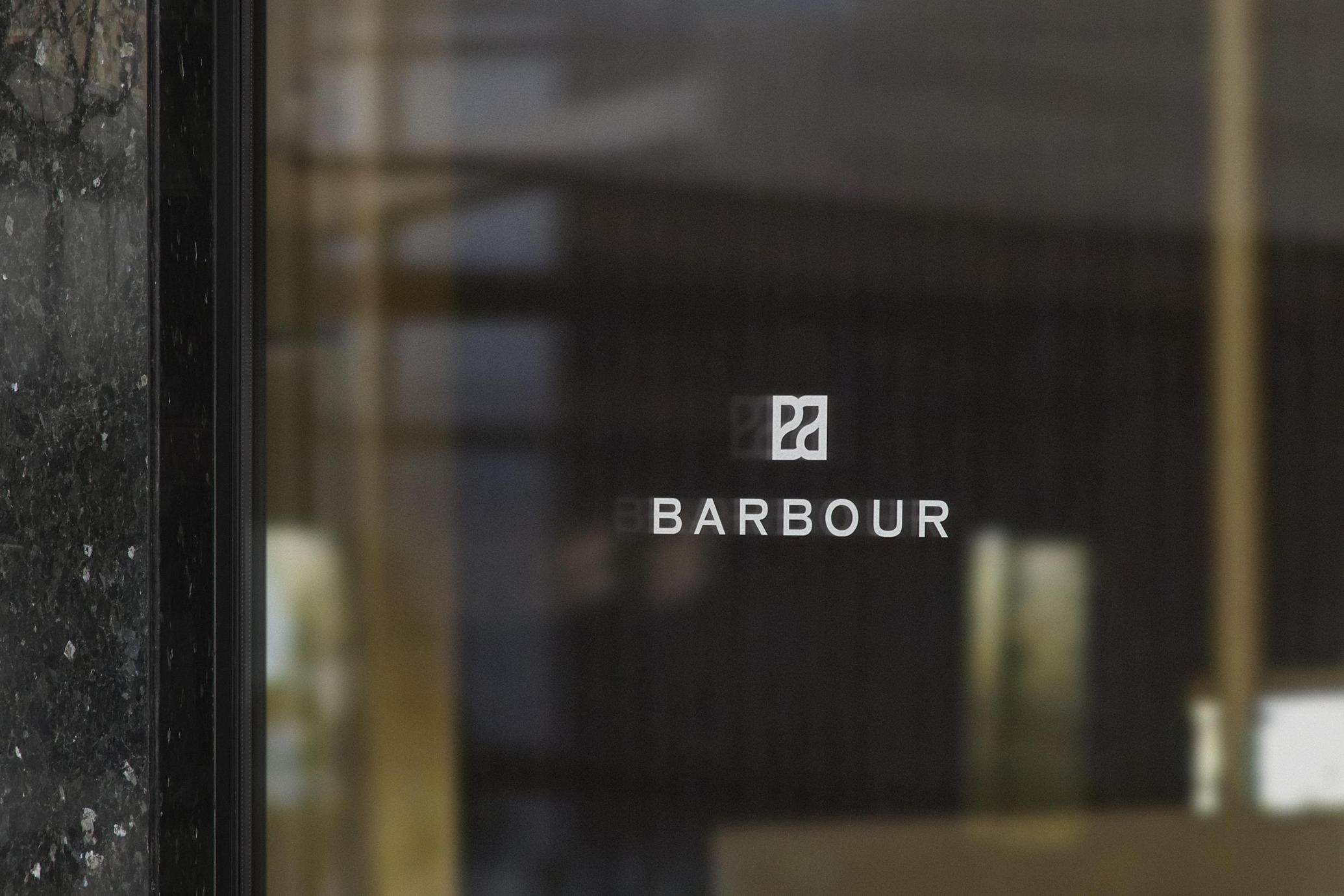 Fashion Store Glass Logo Mockup