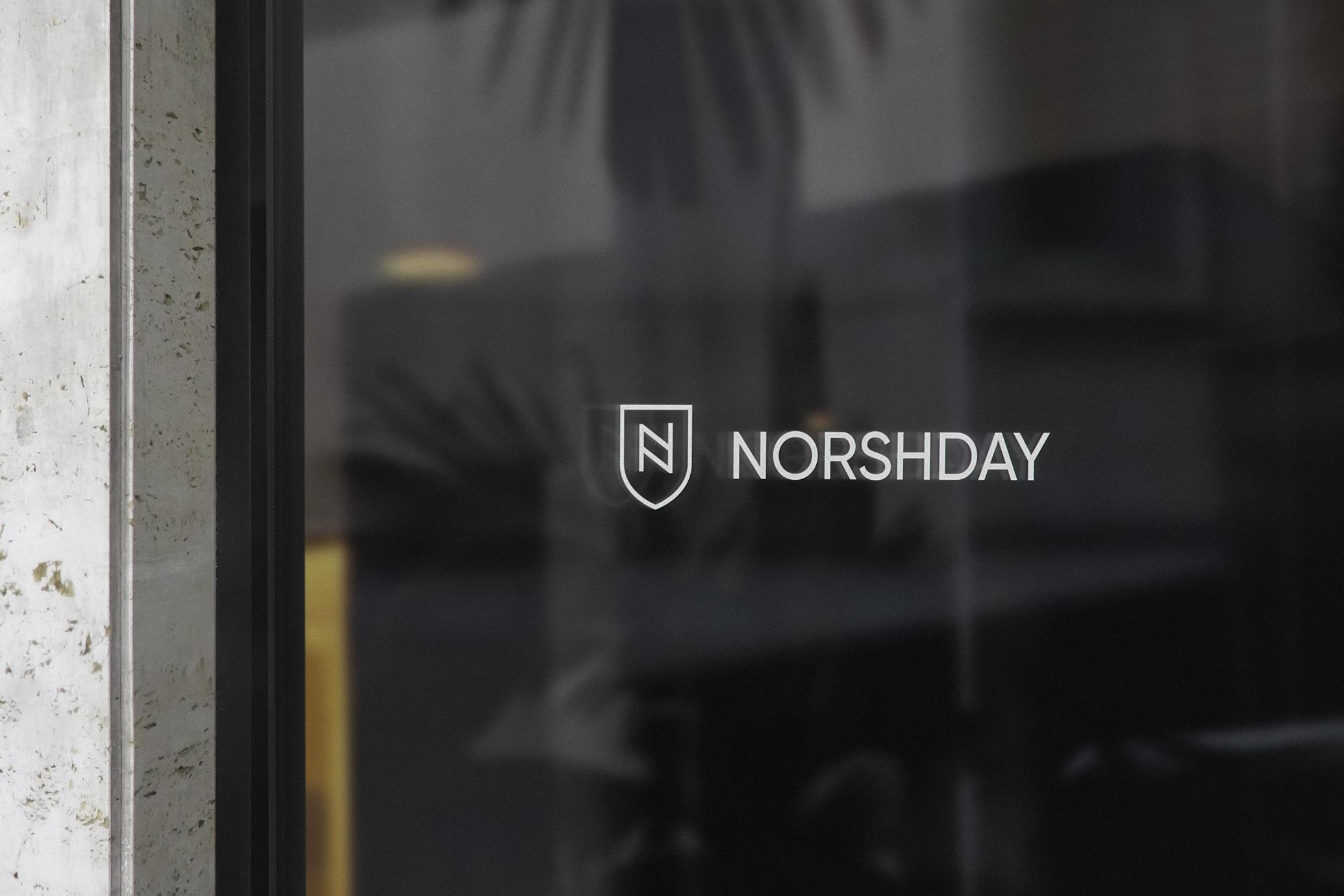 Luxury Glass Window Sign Mockup