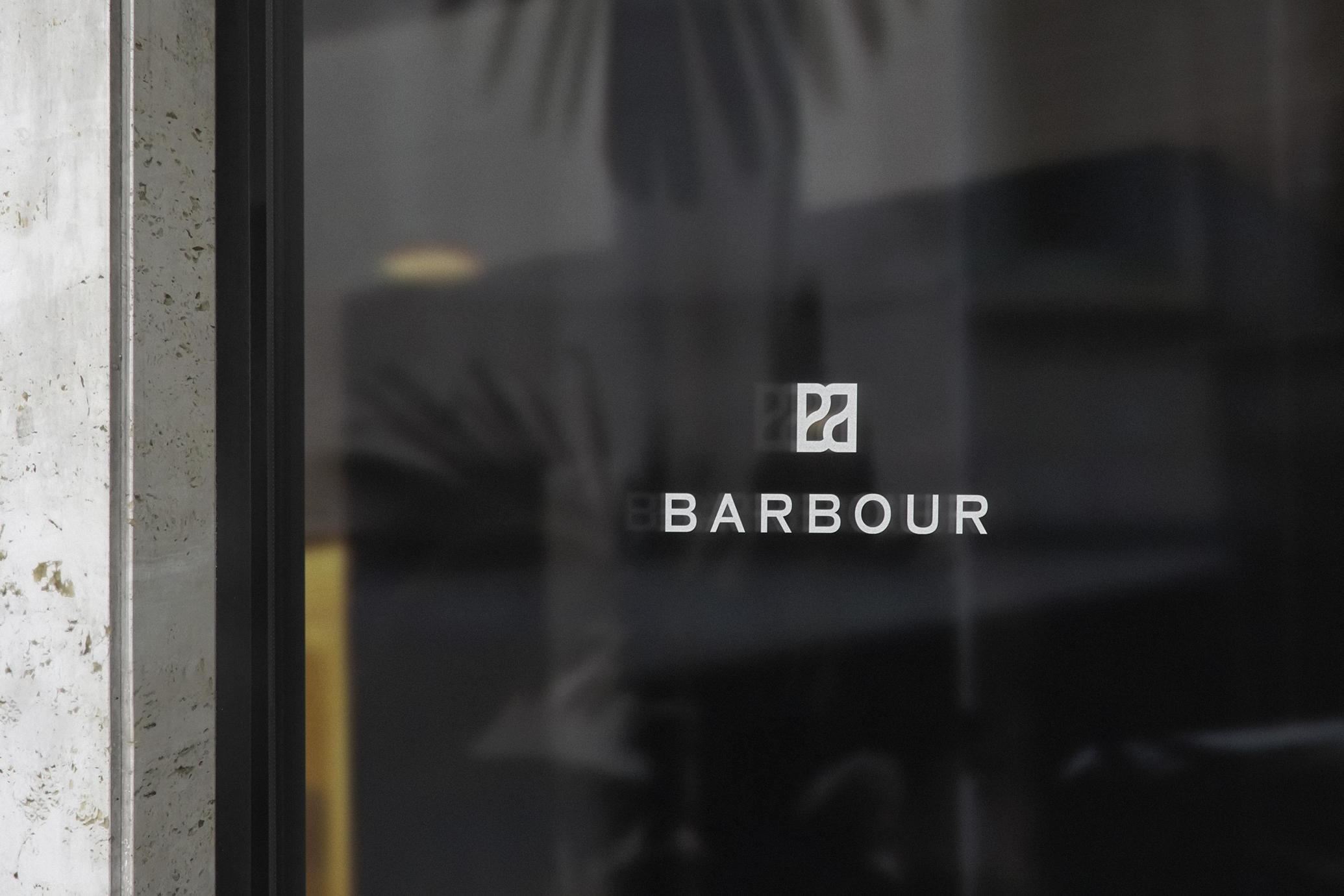 Luxury Glass Window Sign Mockup