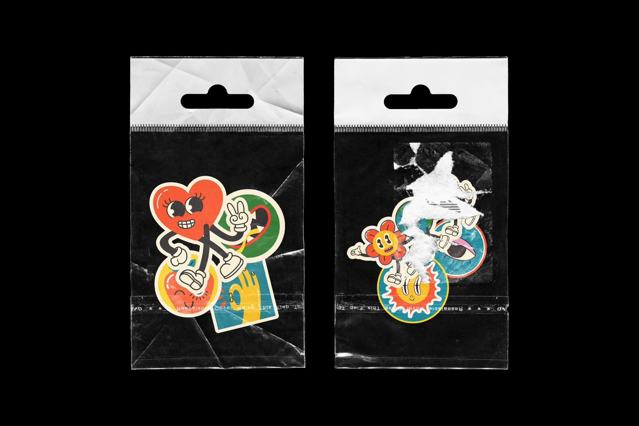 Hanging Plastic Bag Mockups