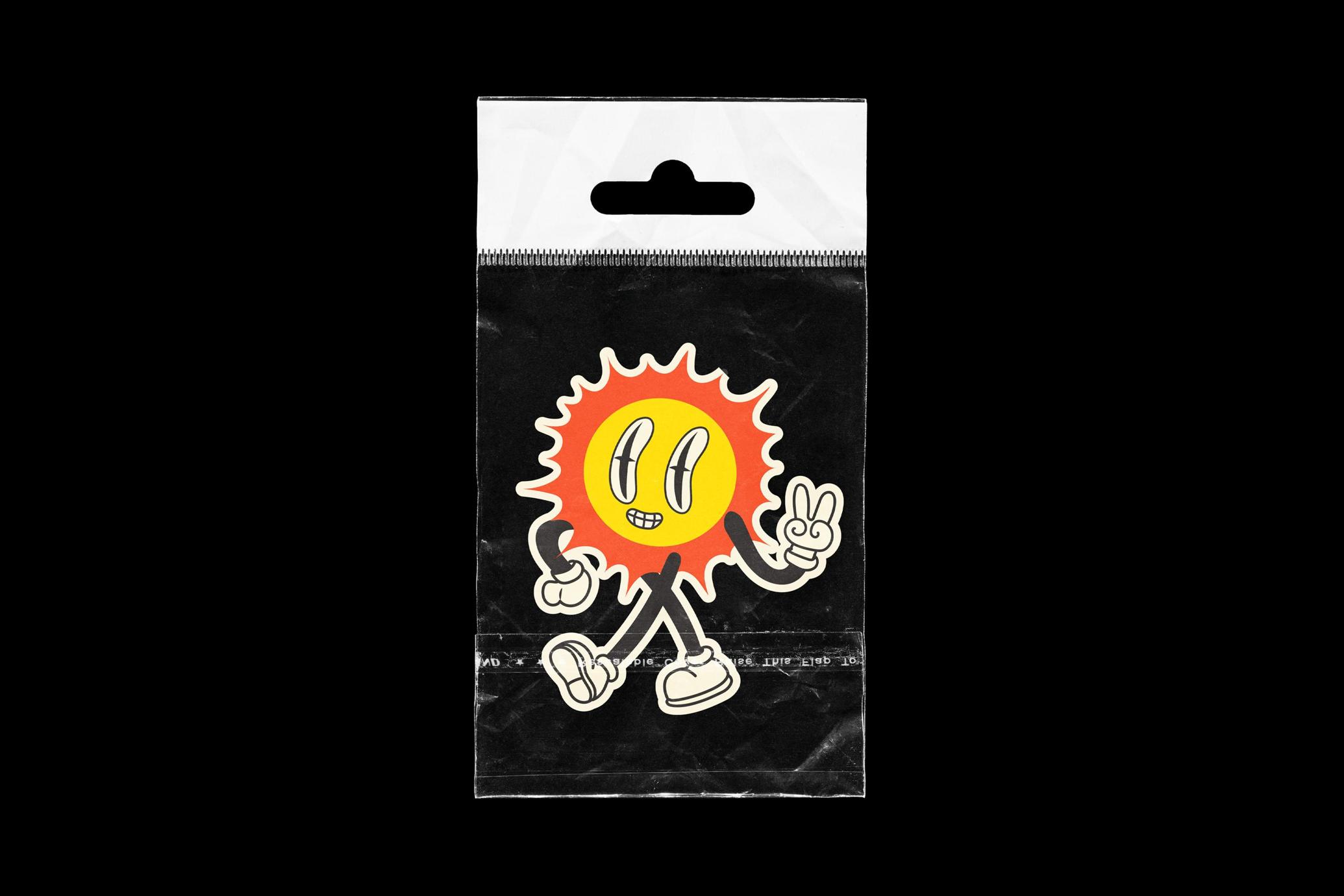 Hanging Plastic Bag Mockups