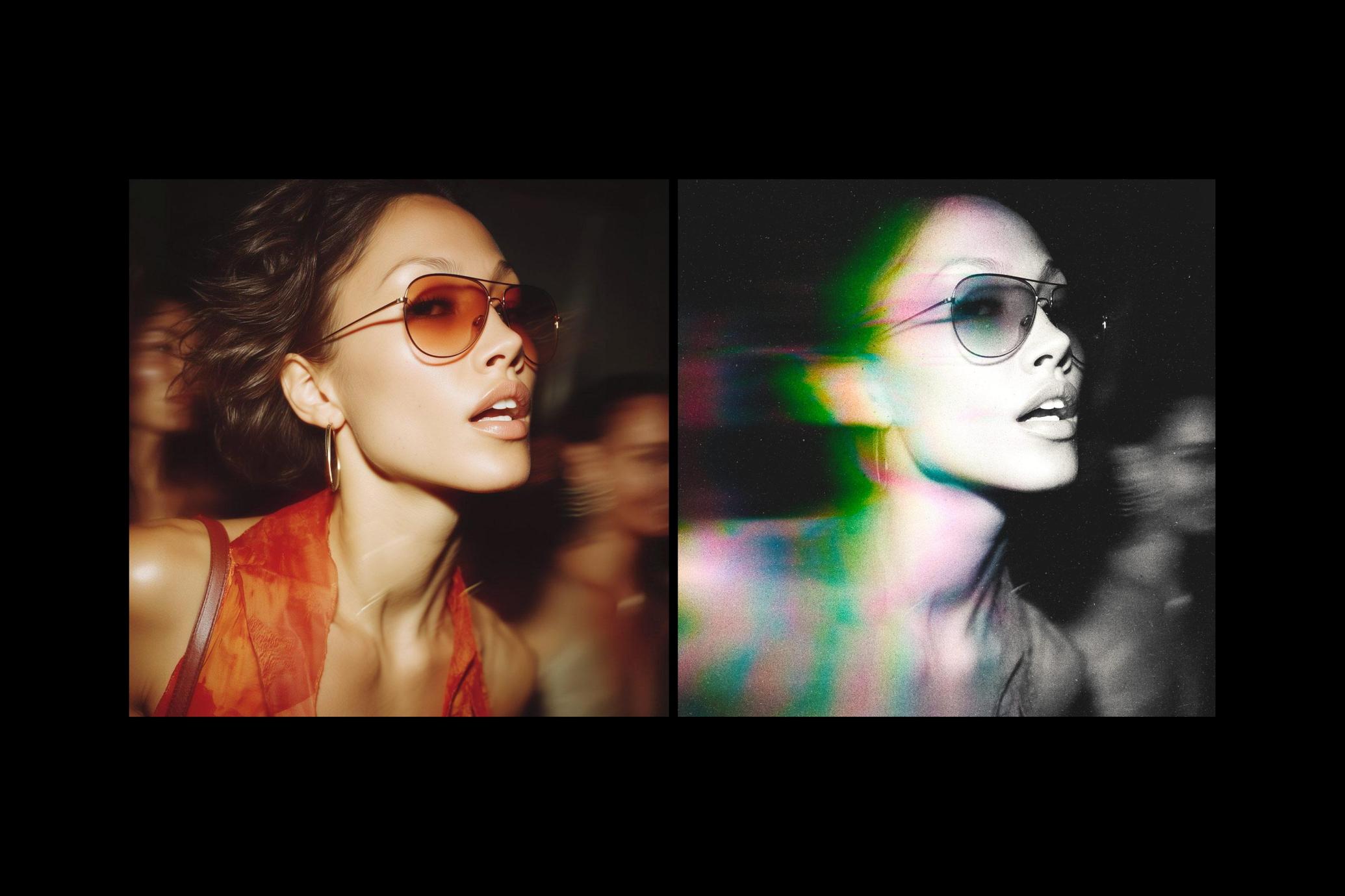 Anaglyph Blur Photo Effect