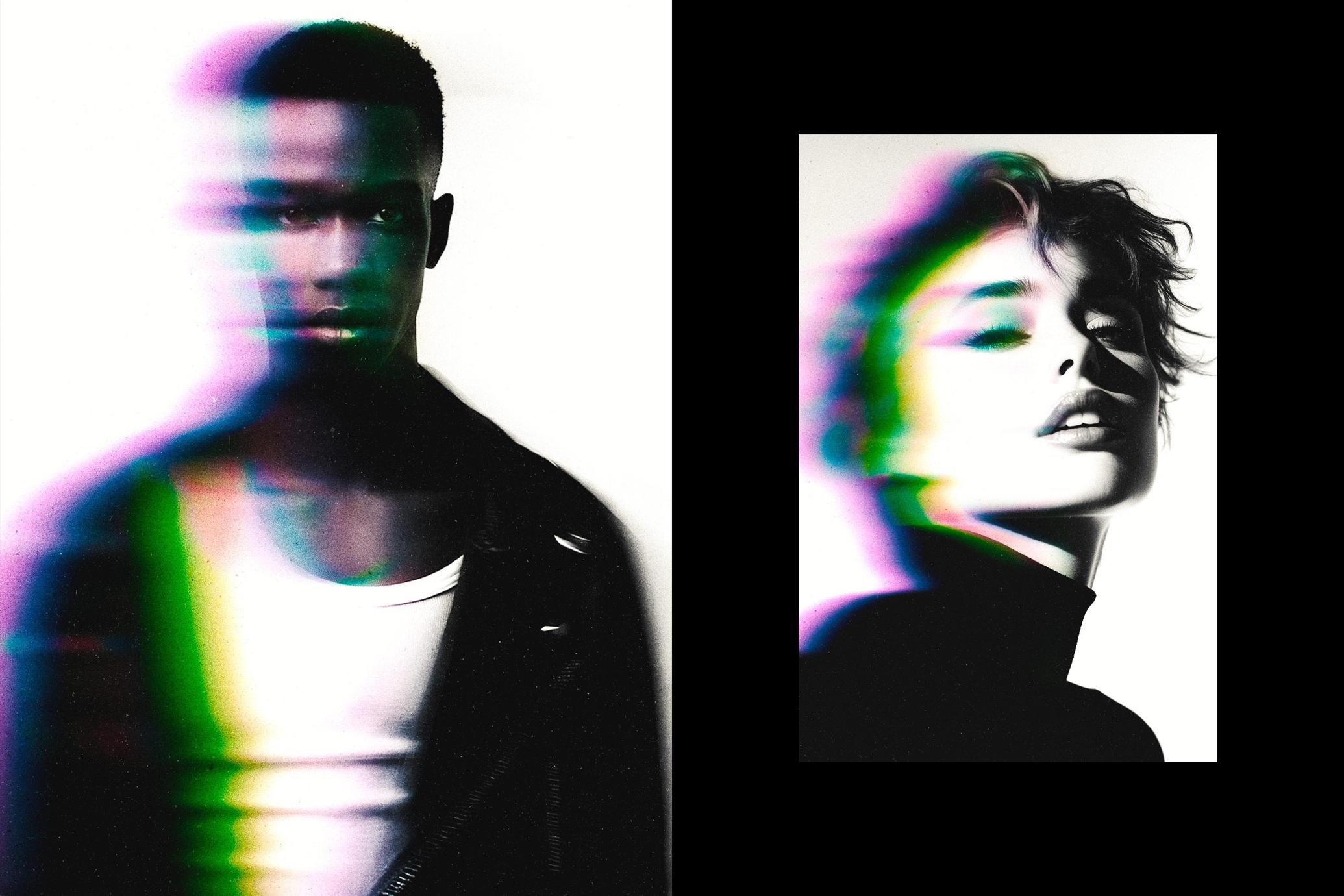 Anaglyph Blur Photo Effect