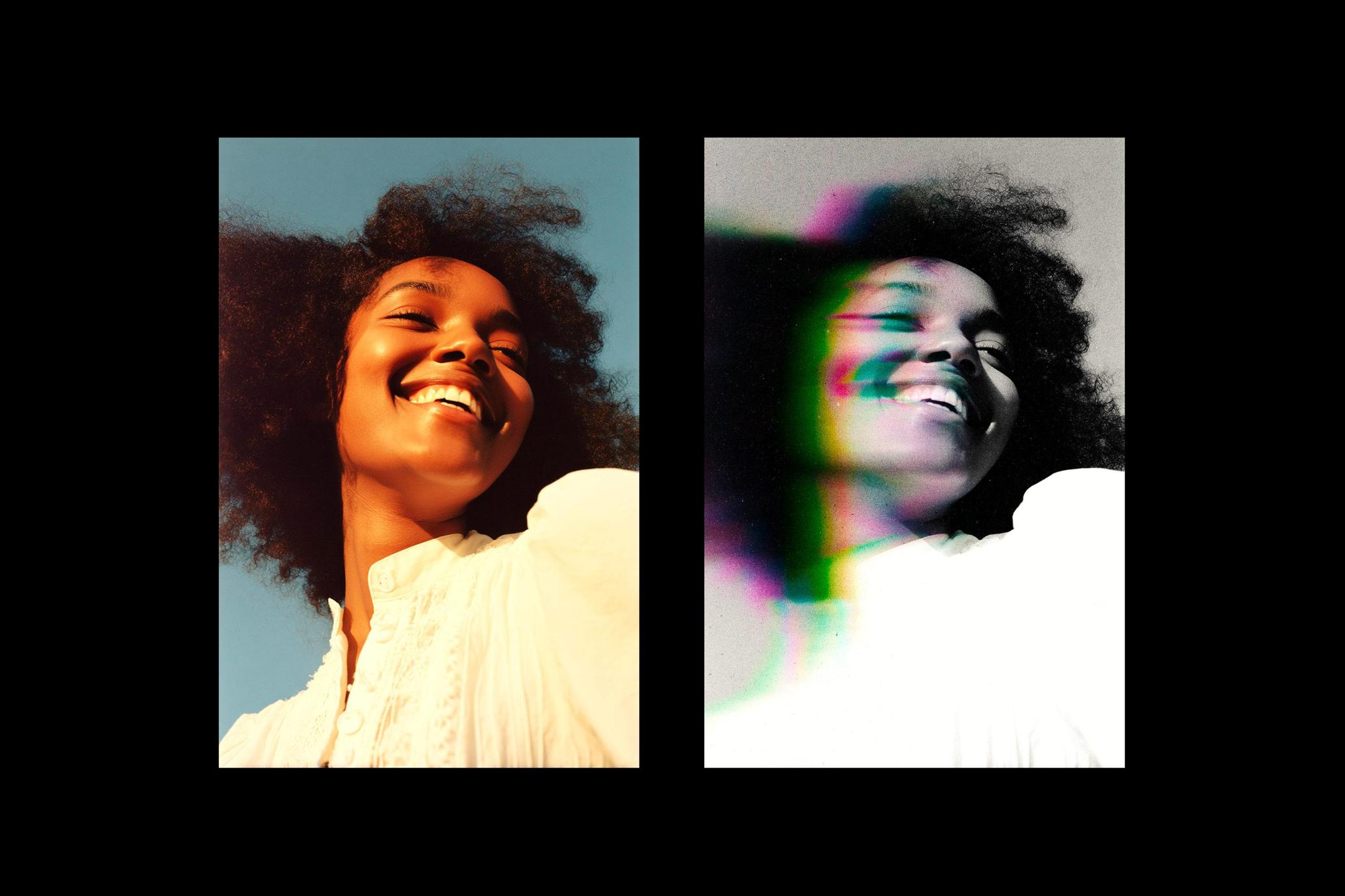 Anaglyph Blur Photo Effect