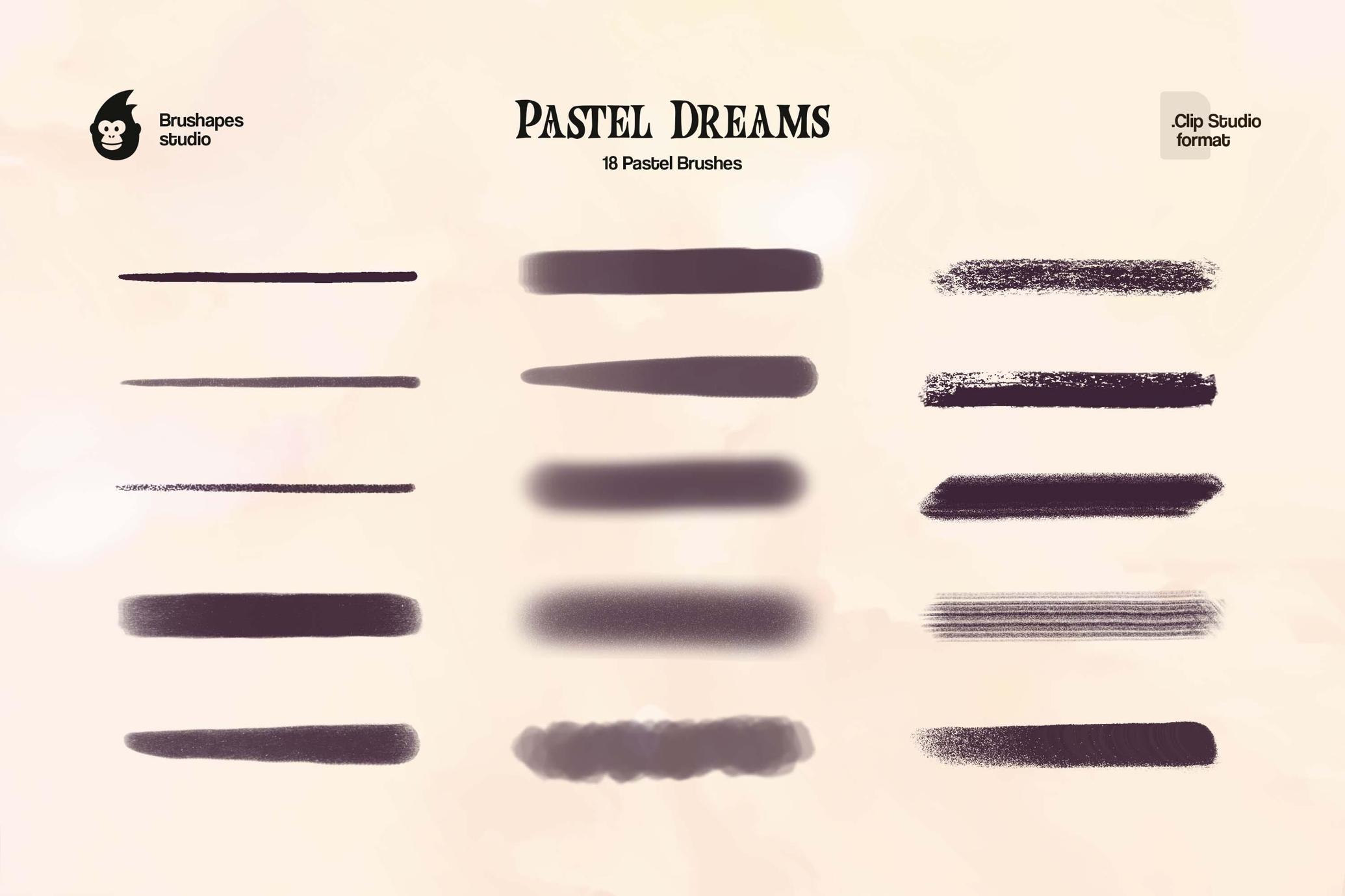Pastel Dreams Clip Studio Brushes