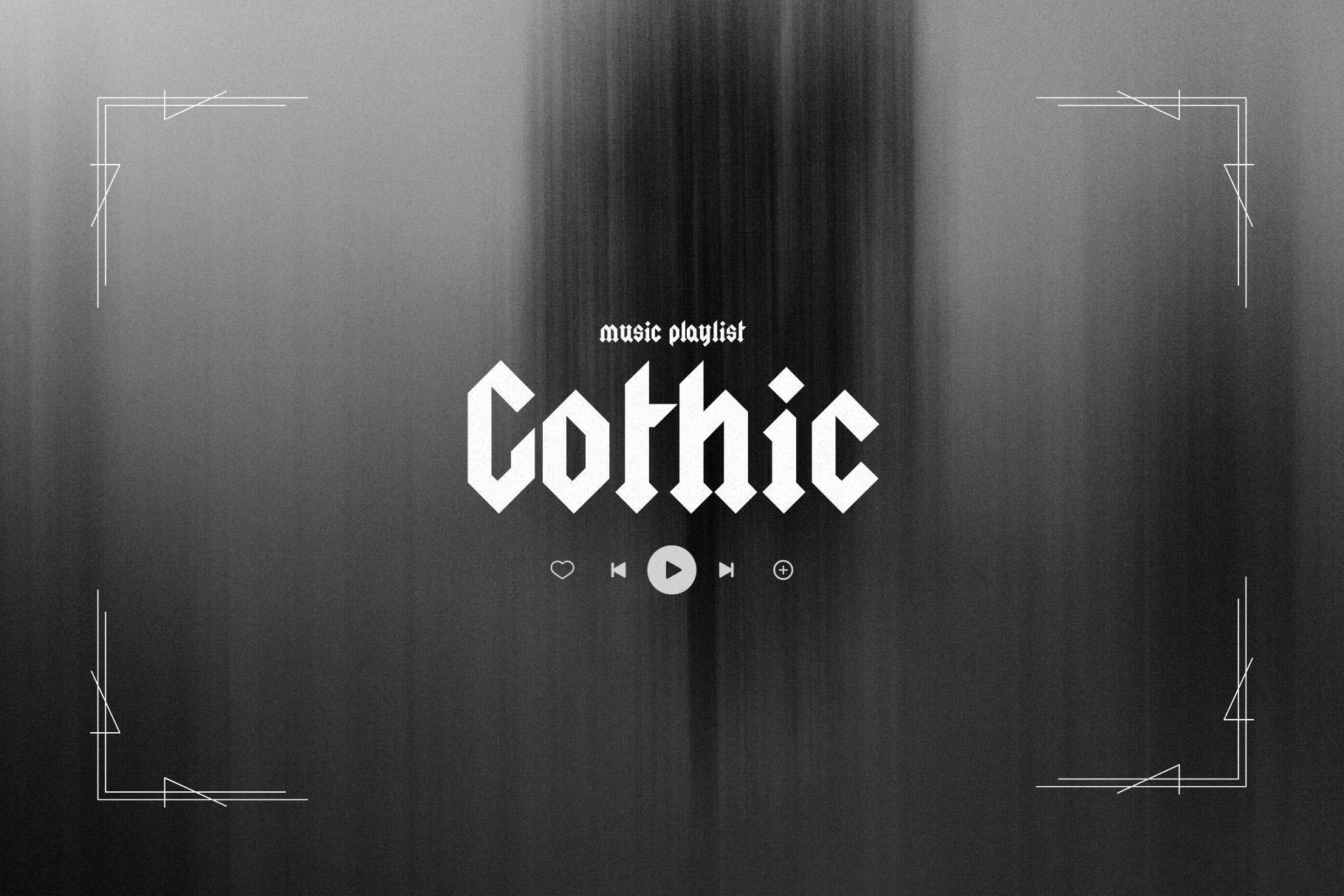 The Gothic Rite - Dark Academia Font
