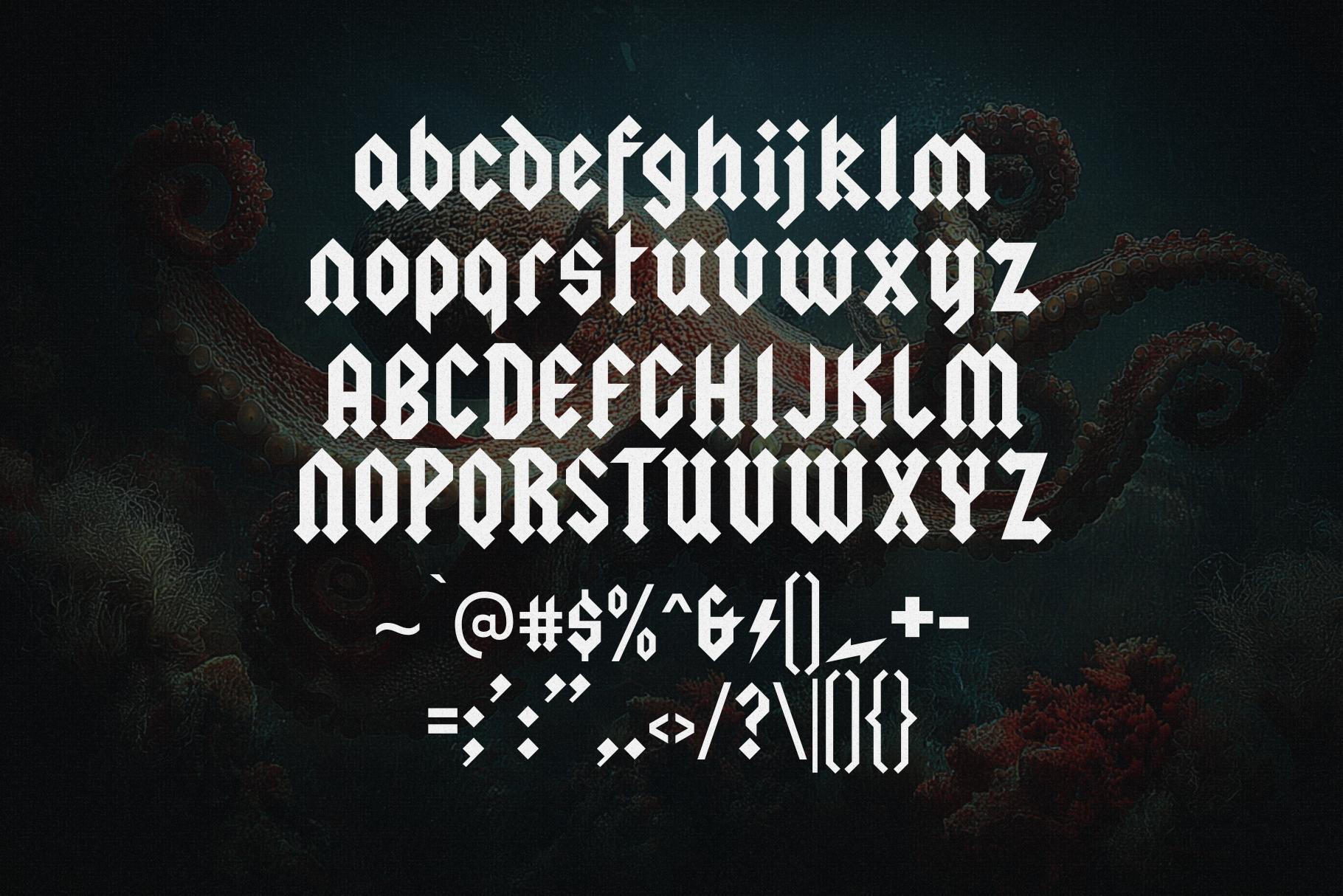 The Gothic Rite - Dark Academia Font