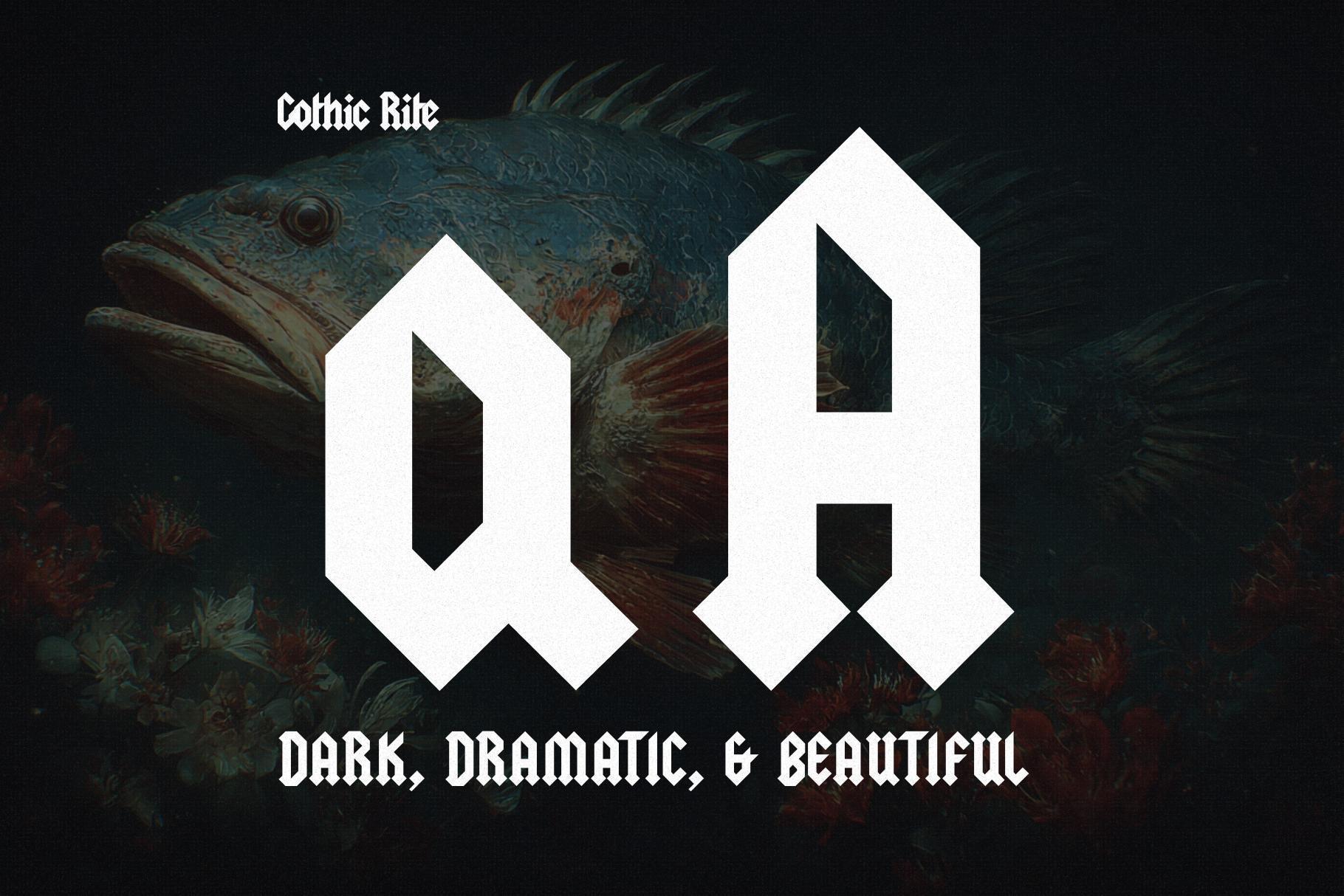 The Gothic Rite - Dark Academia Font