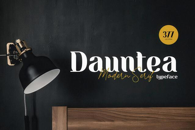 Dauntea - Modern Serif Font